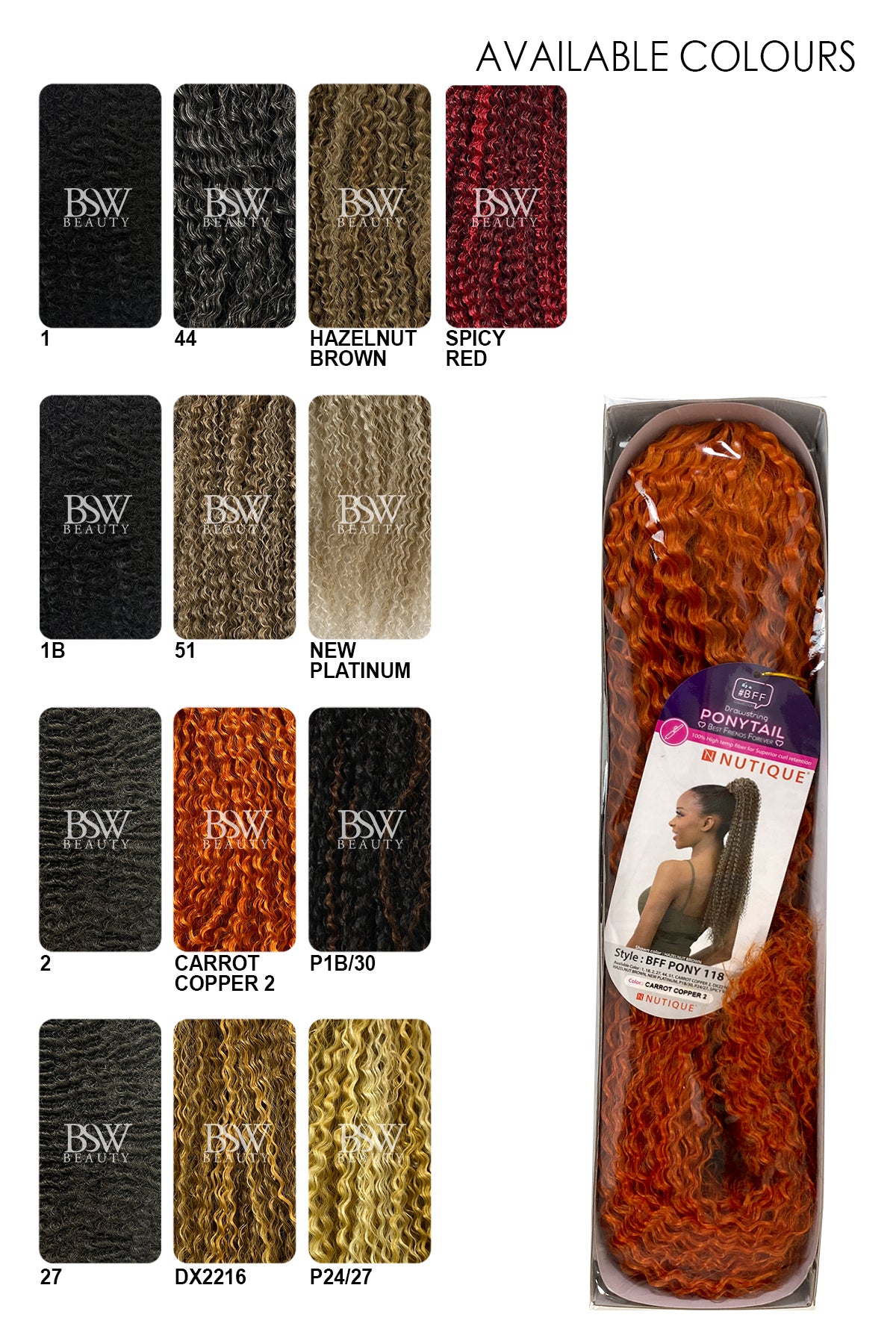 NUTIQUE BFF PONY 118 - BSW BEAUTY CANADA