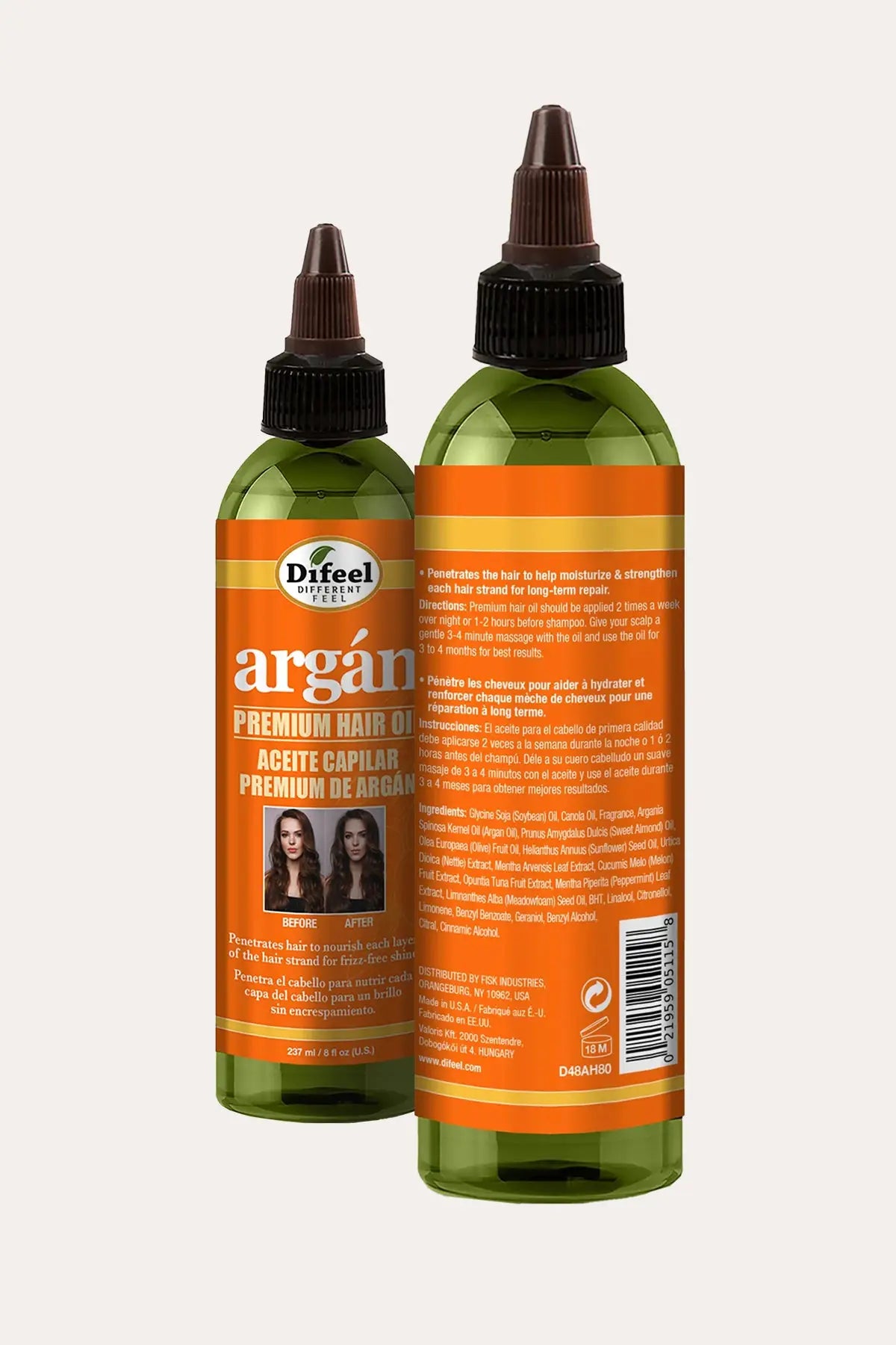 DIFEEL SP ARGAN HYDRATING PREMIUM HAIR OIL 8oz - BSW BEAUTY CANADA