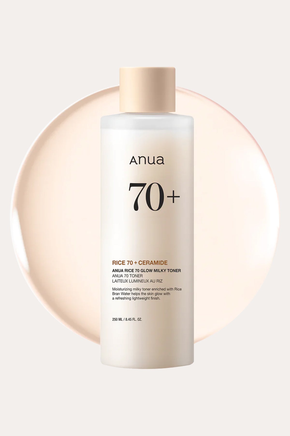 ANUA RICE 70 GLOW MILKY TONER 8.45oz - BSW BEAUTY CANADA