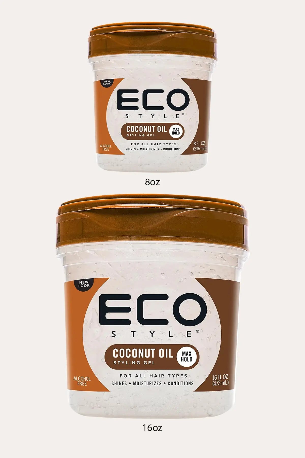 ECO STYLE PROFESSIONAL STYLING GEL - COCONUT - BSW BEAUTY CANADA
