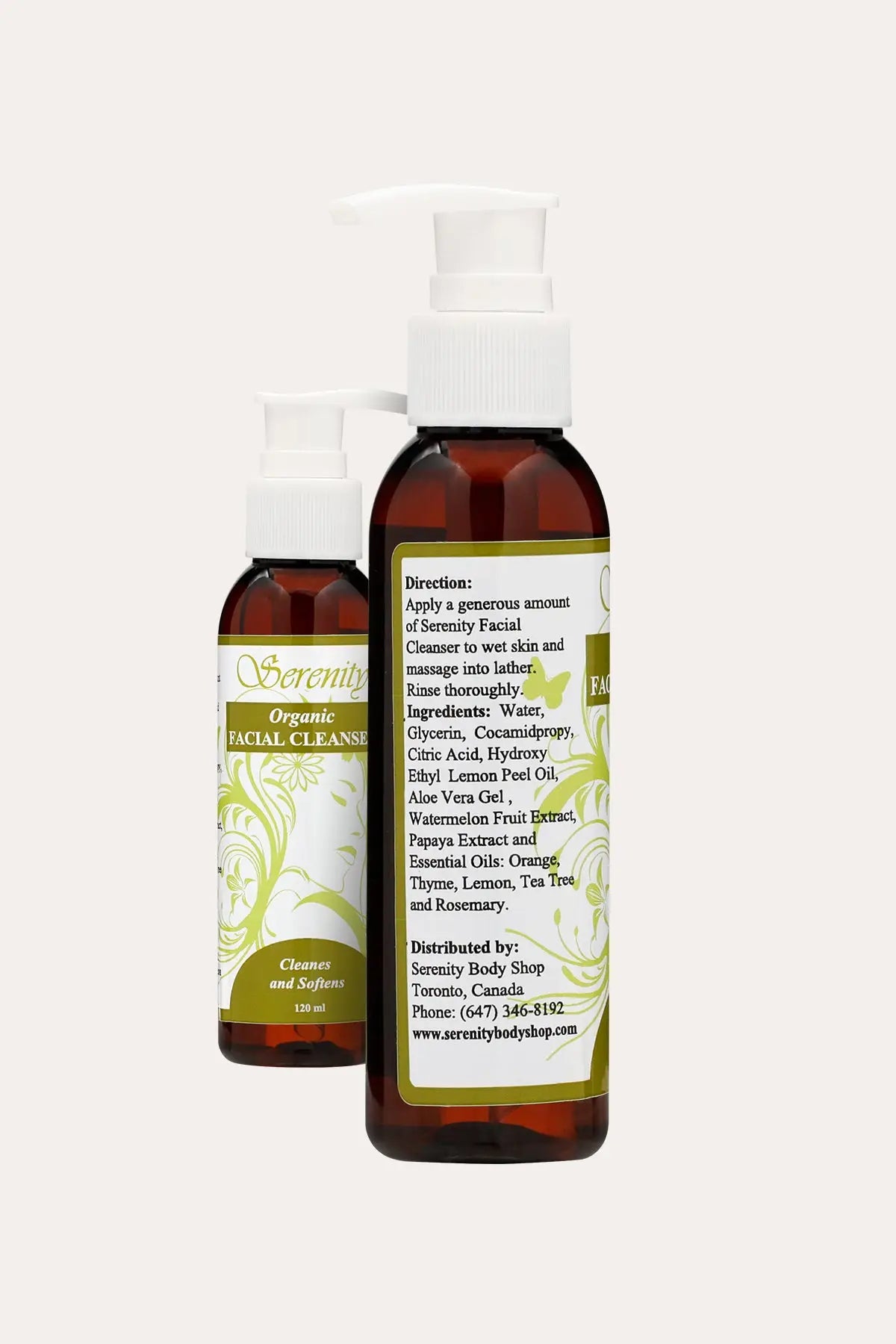 SERENITY ORGANIC FACIAL CLEANSER 120ml - BSW BEAUTY CANADA