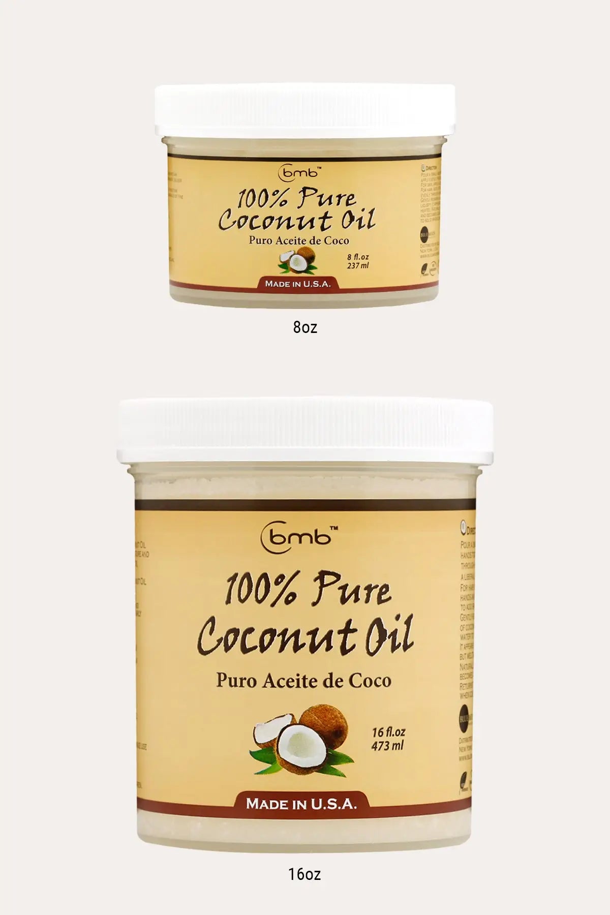 BMB 100% PURE COCONUT OIL FOR HAIR AND SKINPURO ACEITE DE COCO - BSW BEAUTY CANADA