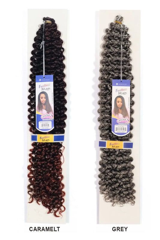 SHAKE N GO FREETRESS CROCHET BRAID  WATER WAVE 22" SHAKE N GO