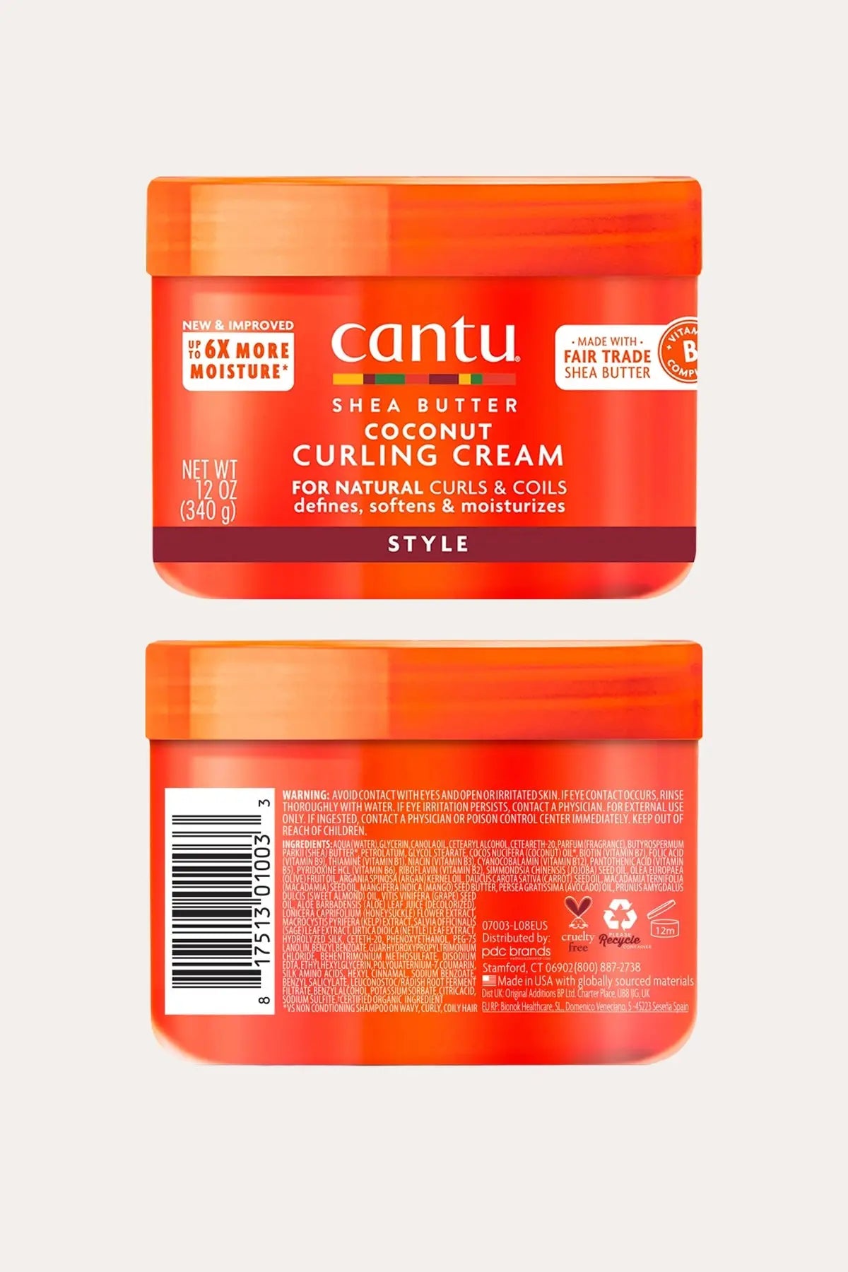 CANTU FOR NATURAL HAIR COCONUT CURLING CREAM CANTU