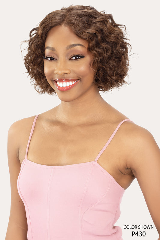 SHAKE N GO GOLDEN 100% HUMAN HAIR 5" DEEP PART LACE FRONT WIG - NYX - BSW BEAUTY CANADA