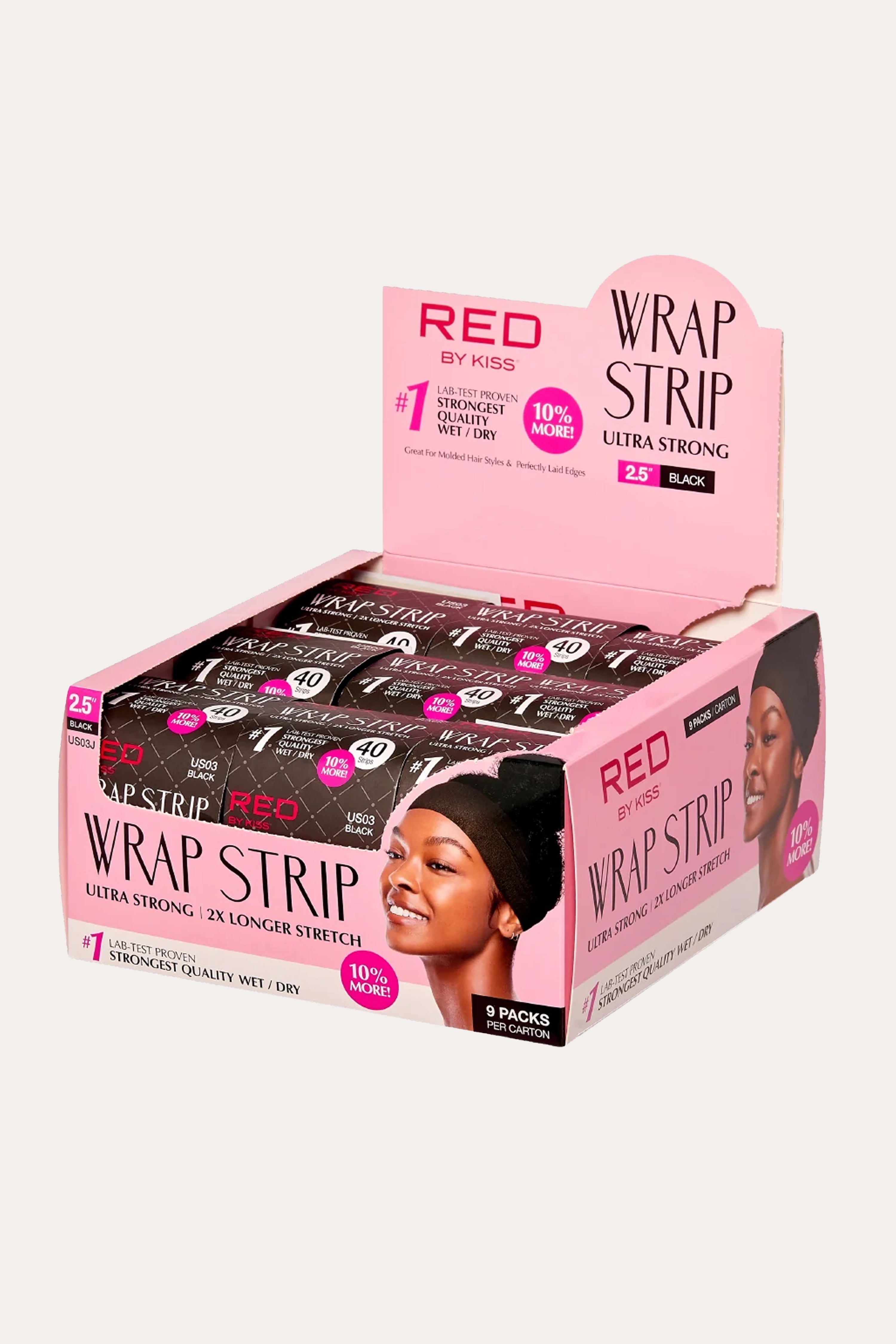 ROUGES ROUGES BANDES ENVELOPPANTES NOIRES 2,5"