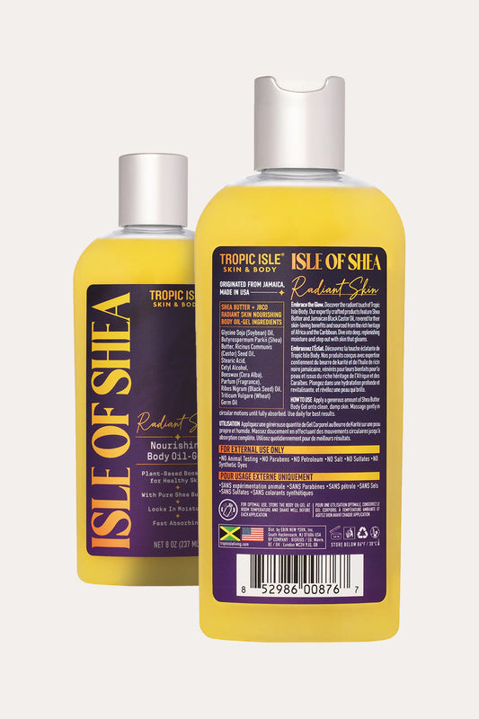 TROPIC ISLE LIVING  ISLE OF SHEA SHEA RADIANT SKIN NOURISHING BODY OIL 8oz - BSW BEAUTY CANADA