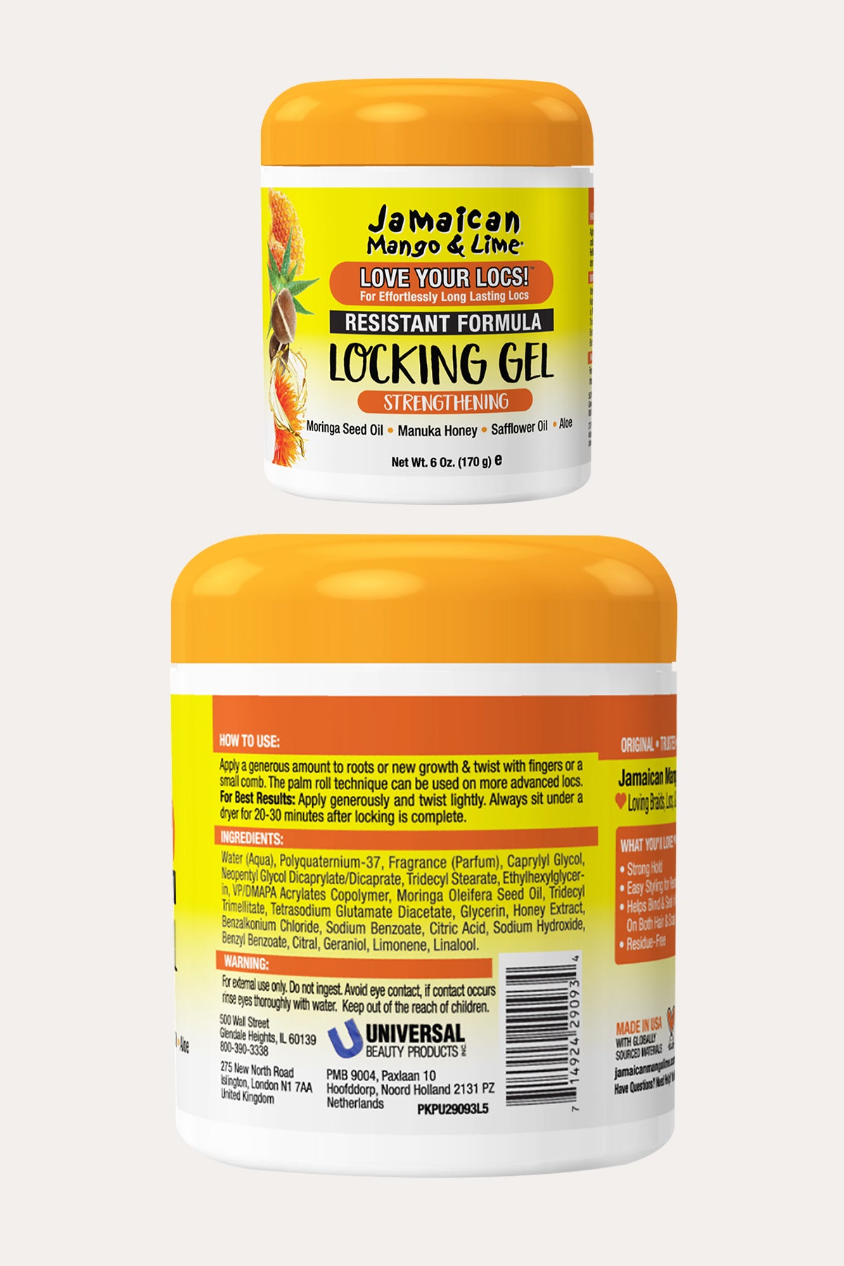 JAMAICAN MANGO & LIME RESISTANT FORMULA LOCKING GEL  6oz - BSW BEAUTY CANADA