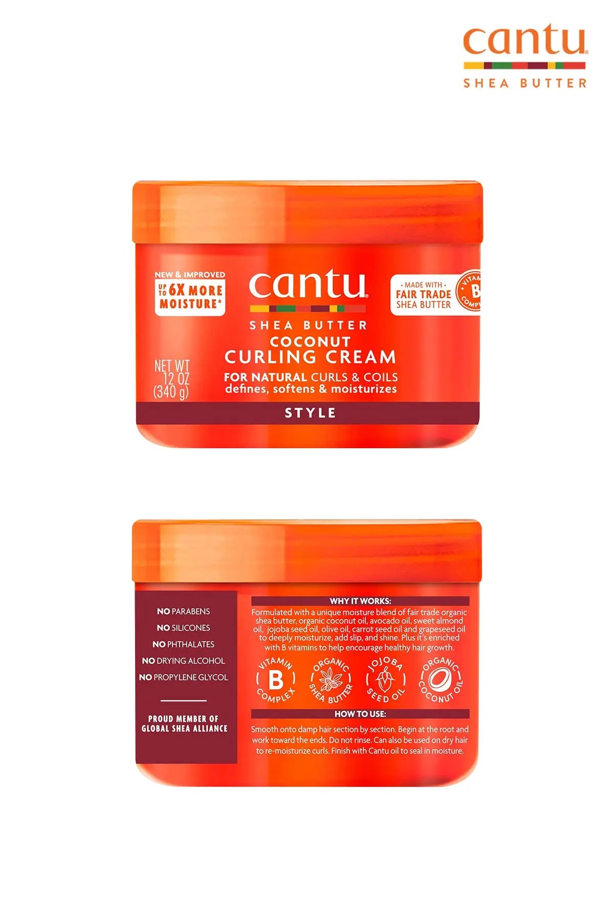 CANTU FOR NATURAL HAIR COCONUT CURLING CREAM - BSW BEAUTY CANADA