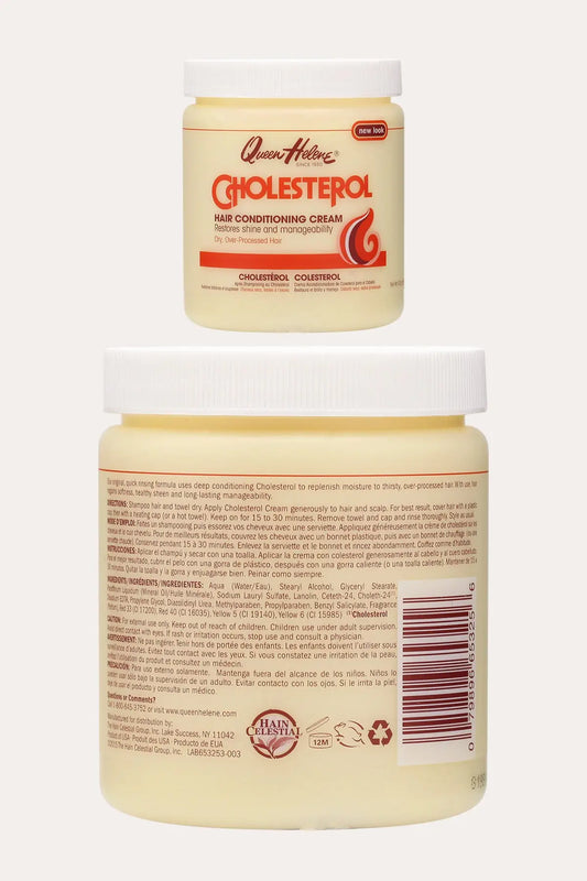 QUEEN HELENE CHOLESTEROL HAIR CONDITIONING CREAM 15oz - BSW BEAUTY CANADA