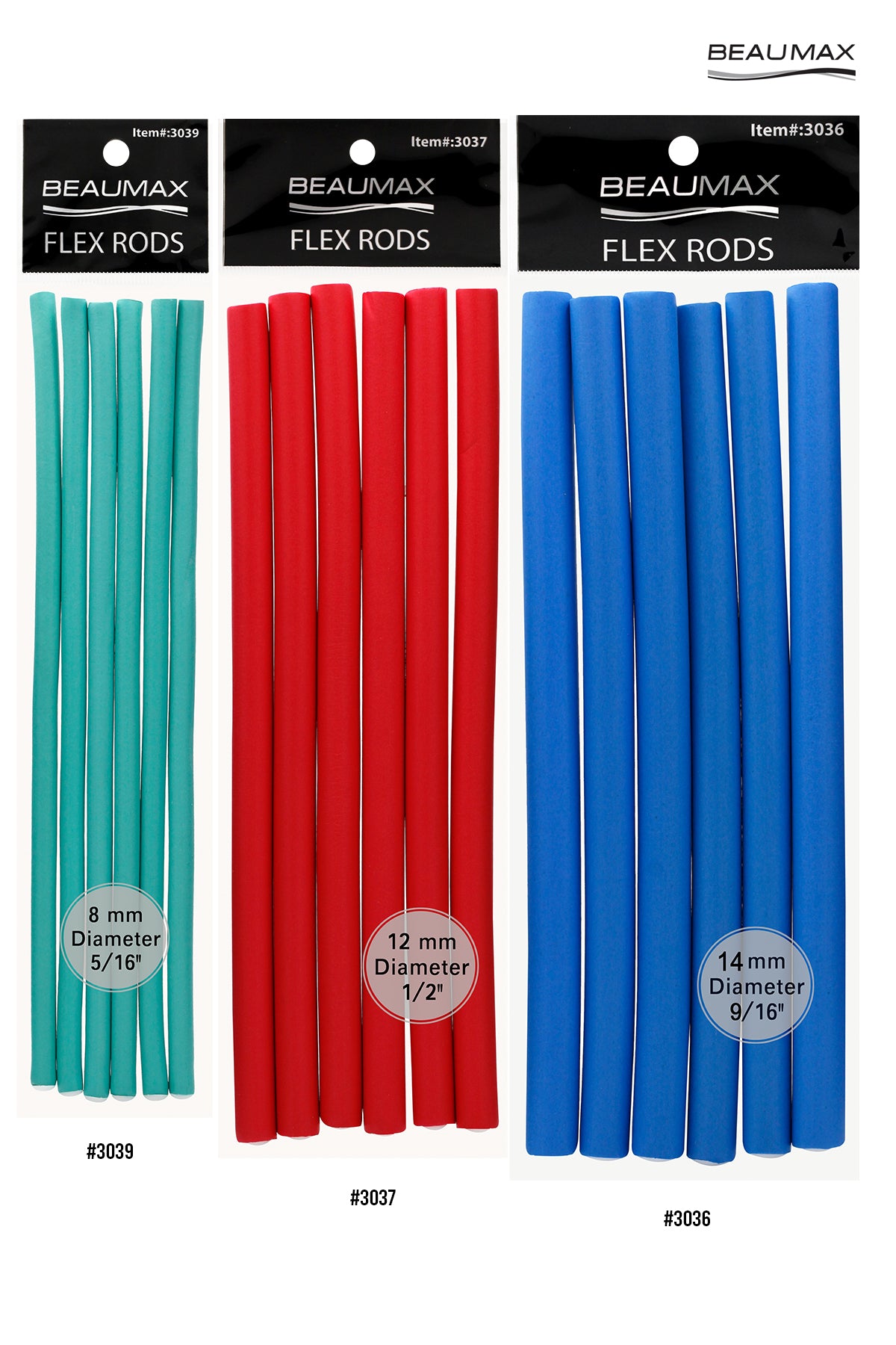 BEAUMAX FLEX RODS - 14mm (#3036)