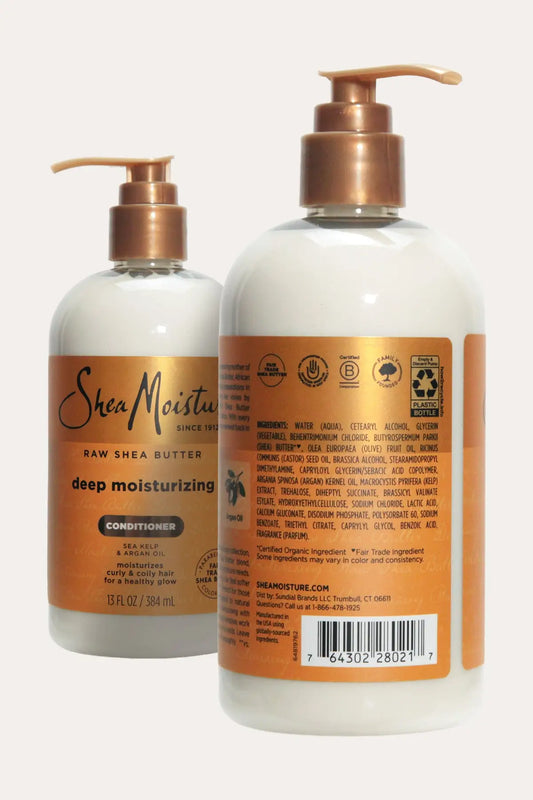 SHEA MOISTURE RAW SHEA BUTTER DEEP MOISTURIZING CONDITIONER 13oz SHEA MOISTURE