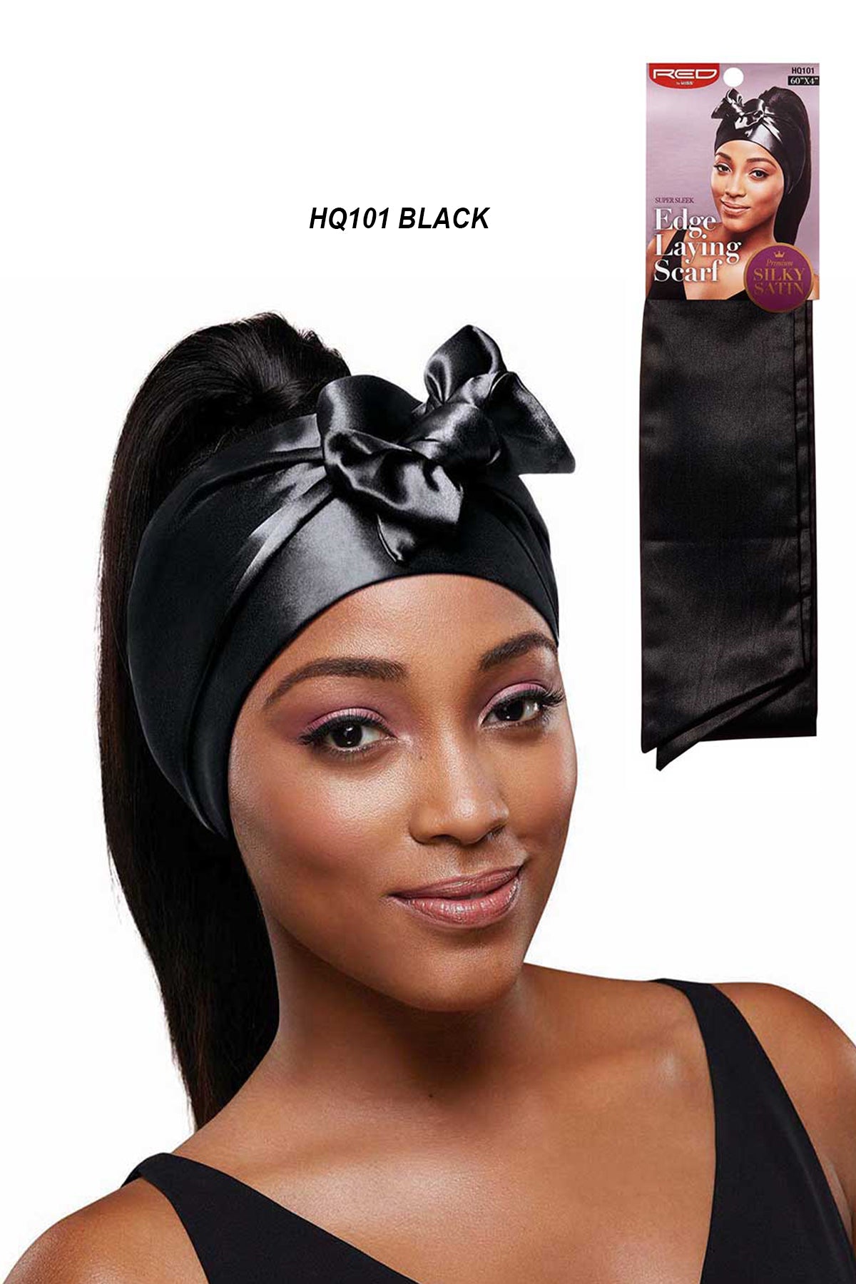 RED BY KISS RED SILKY EDGE SCARF - BSW BEAUTY CANADA