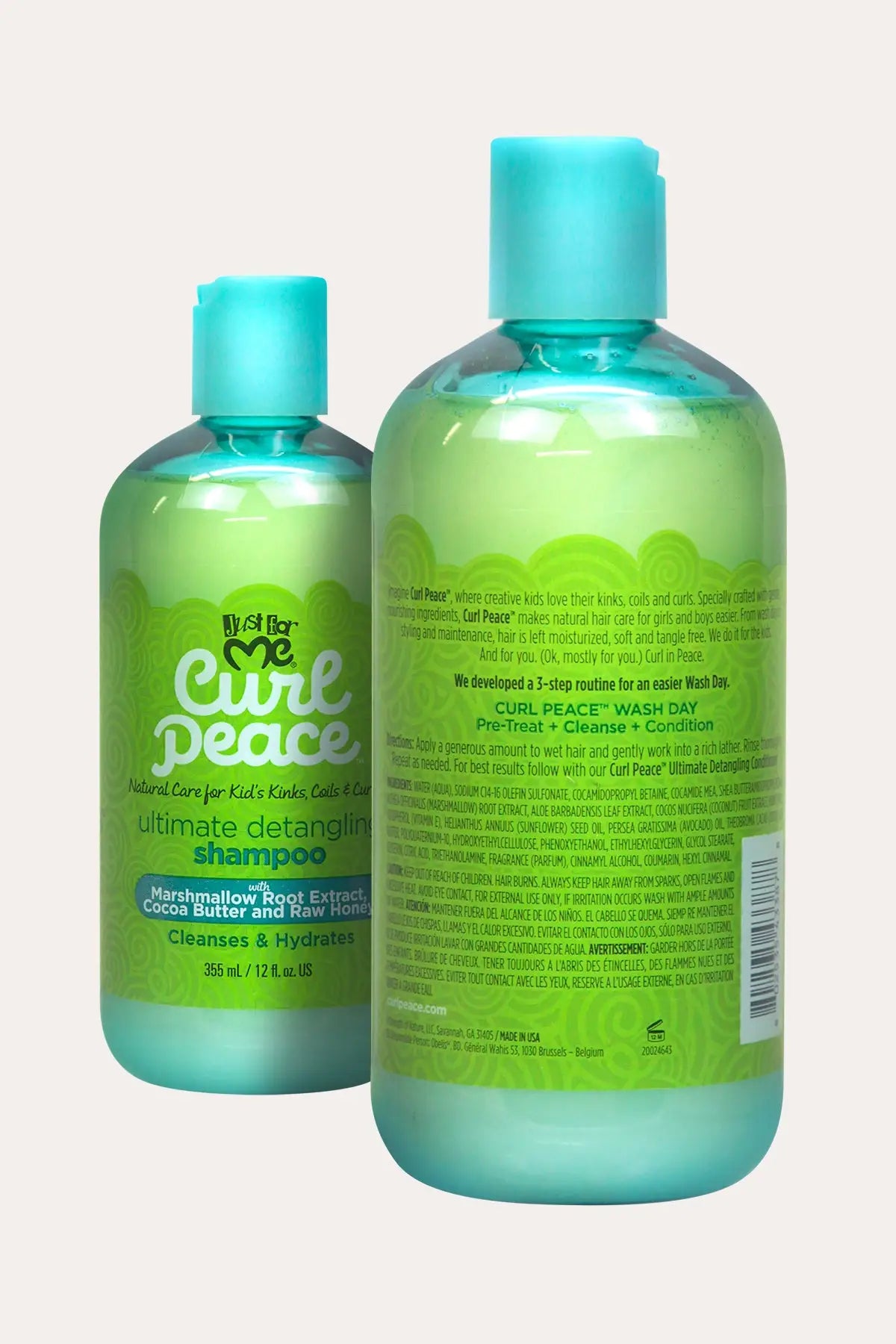 JUST FOR ME CURL PEACE ULTIMATE DETANGLING SHAMPOO 12oz - BSW BEAUTY CANADA