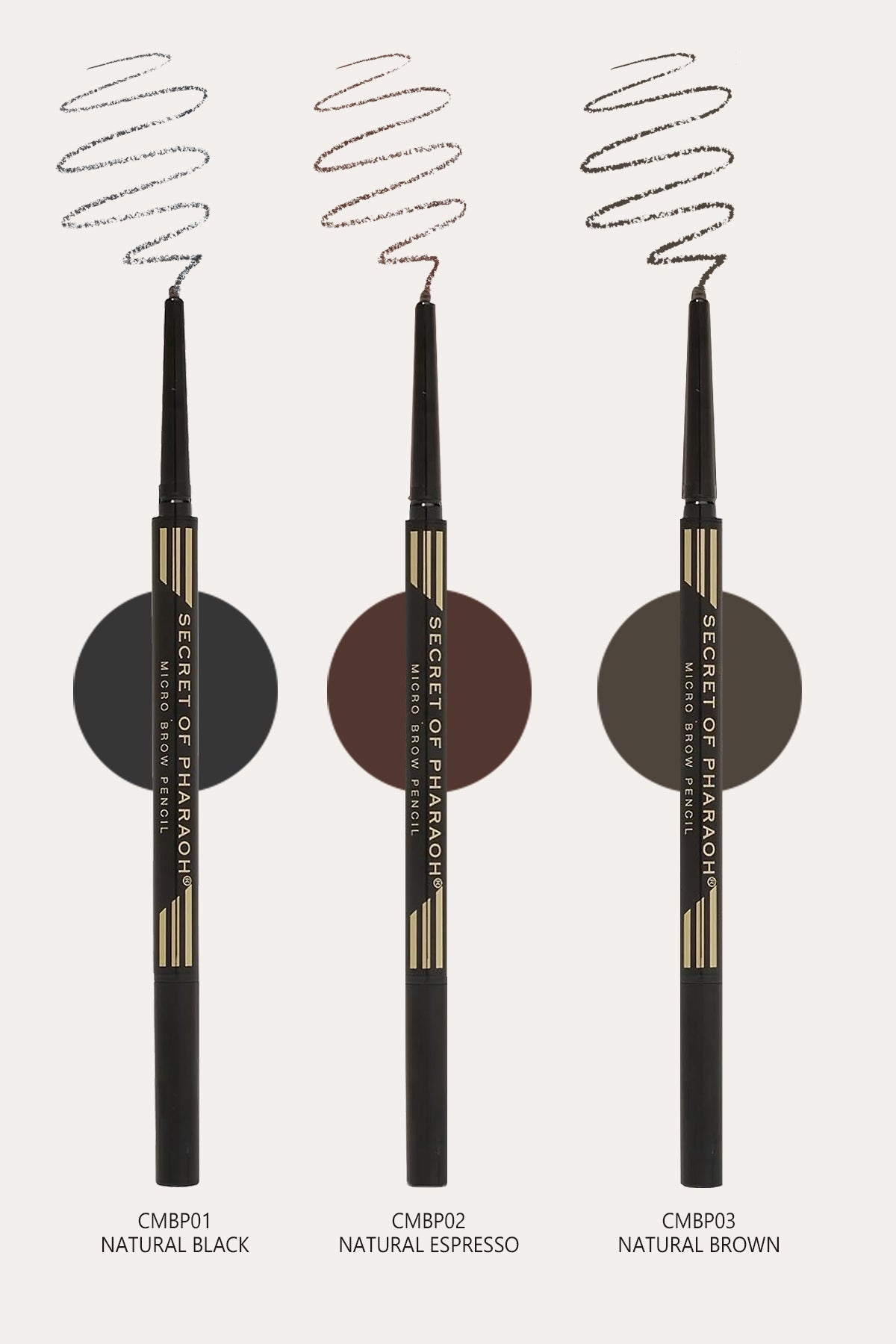 EBIN NEW YORK SECRET OF PHARAOH MICRO BROW PENCIL - BSW BEAUTY CANADA