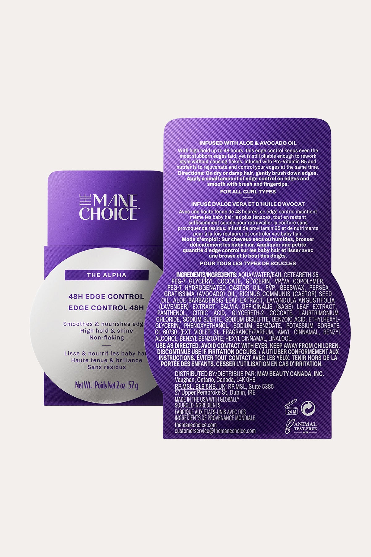 THE MANE CHOICE THE ALPHA EDGE CONTROL 2oz - BSW BEAUTY CANADA