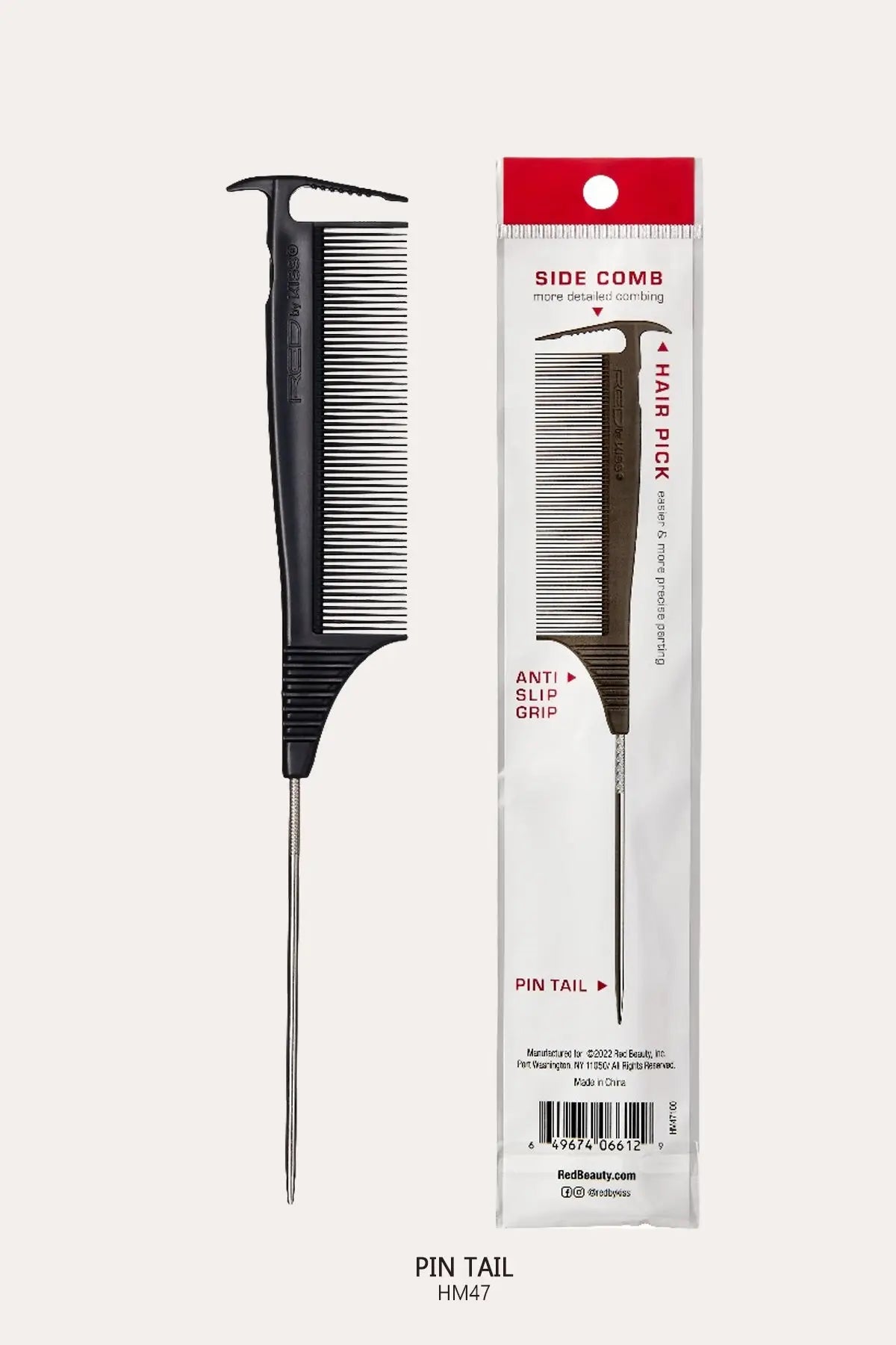 RED BY KISS AXE TAIL COMB RED BEAUTY