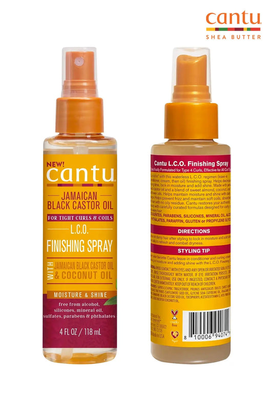 CANTU JAMAICAN BLACK CASTOR OIL FINISHING SPRAY 4oz - BSW BEAUTY CANADA