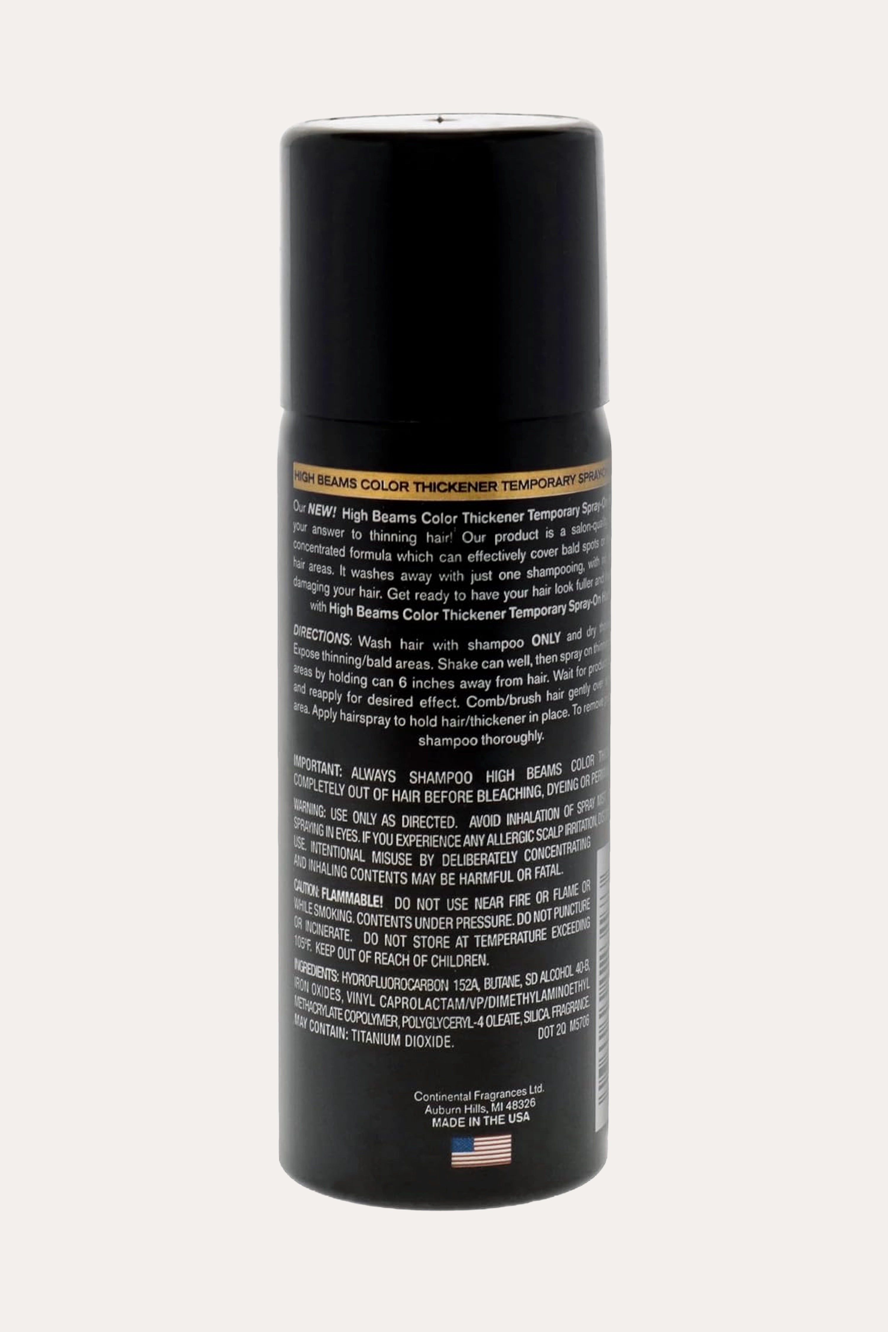 HIGH BEAMS COLORANT CAPILLAIRE EN SPRAY POUR HOMMES