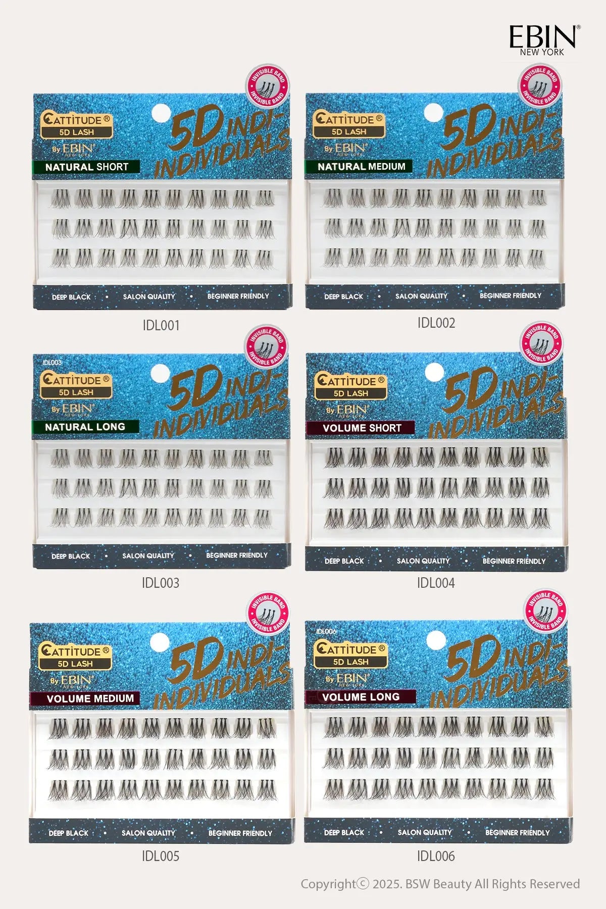 EBIN CATTITUDE 5D INDI-INDIVIDUALS LASH - BSW BEAUTY CANADA