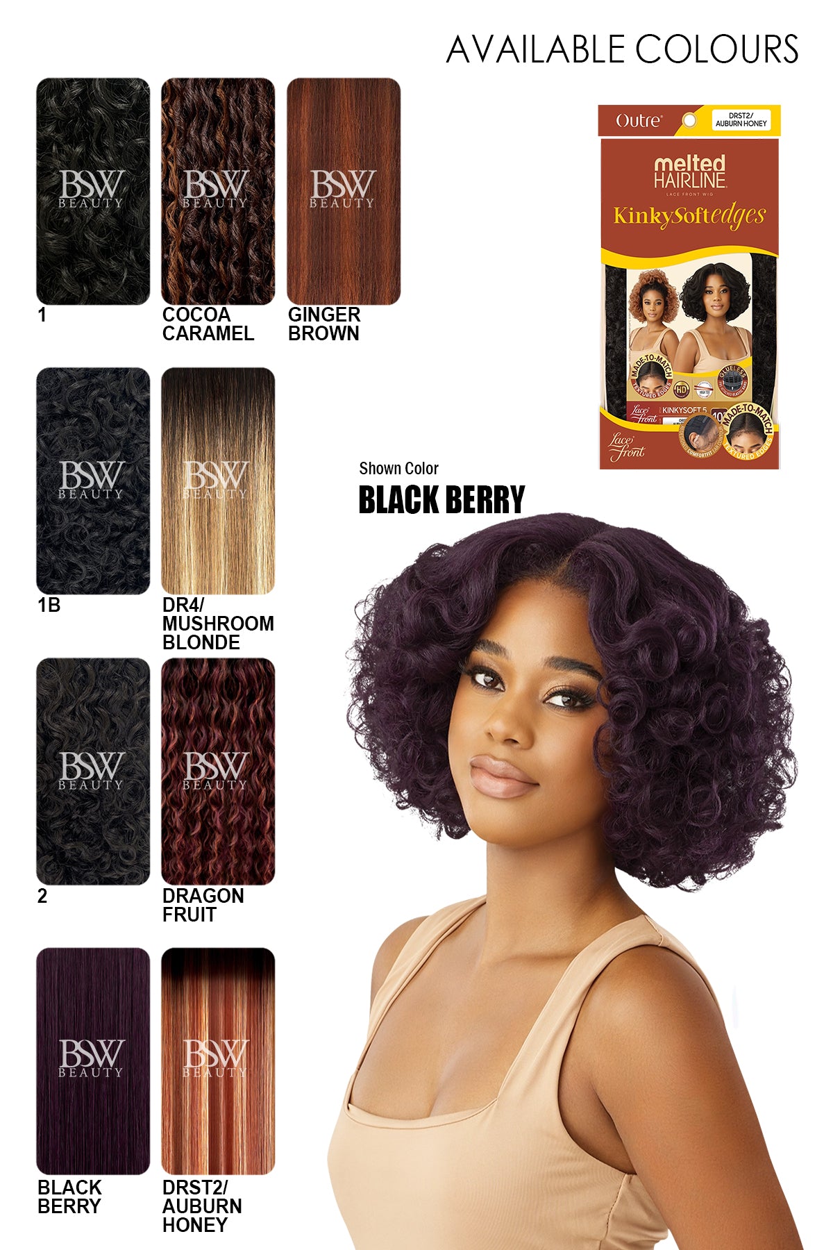 OUTRE MELTED HAIRLINE - KINKY SOFT 5 - BSW BEAUTY CANADA