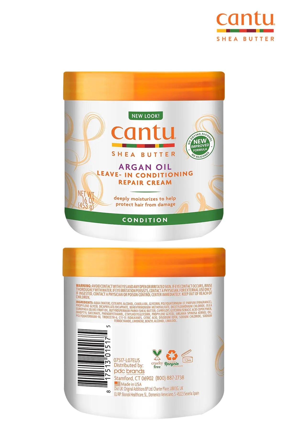 CANTU ARGAN OIL LEAVE IN CONDITIONING REPAIR CREAM 16oz - BSW BEAUTY CANADA