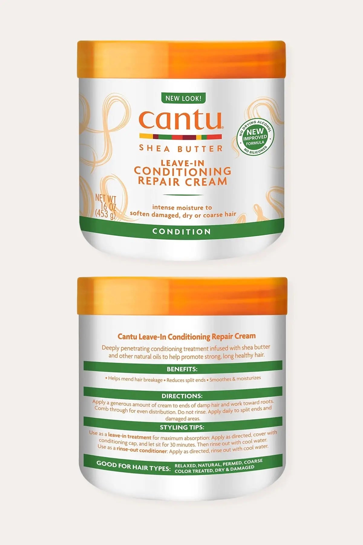 CANTU SHEA BUTTER LEAVE IN CONDITIONING REPAIR CREAM CANTU