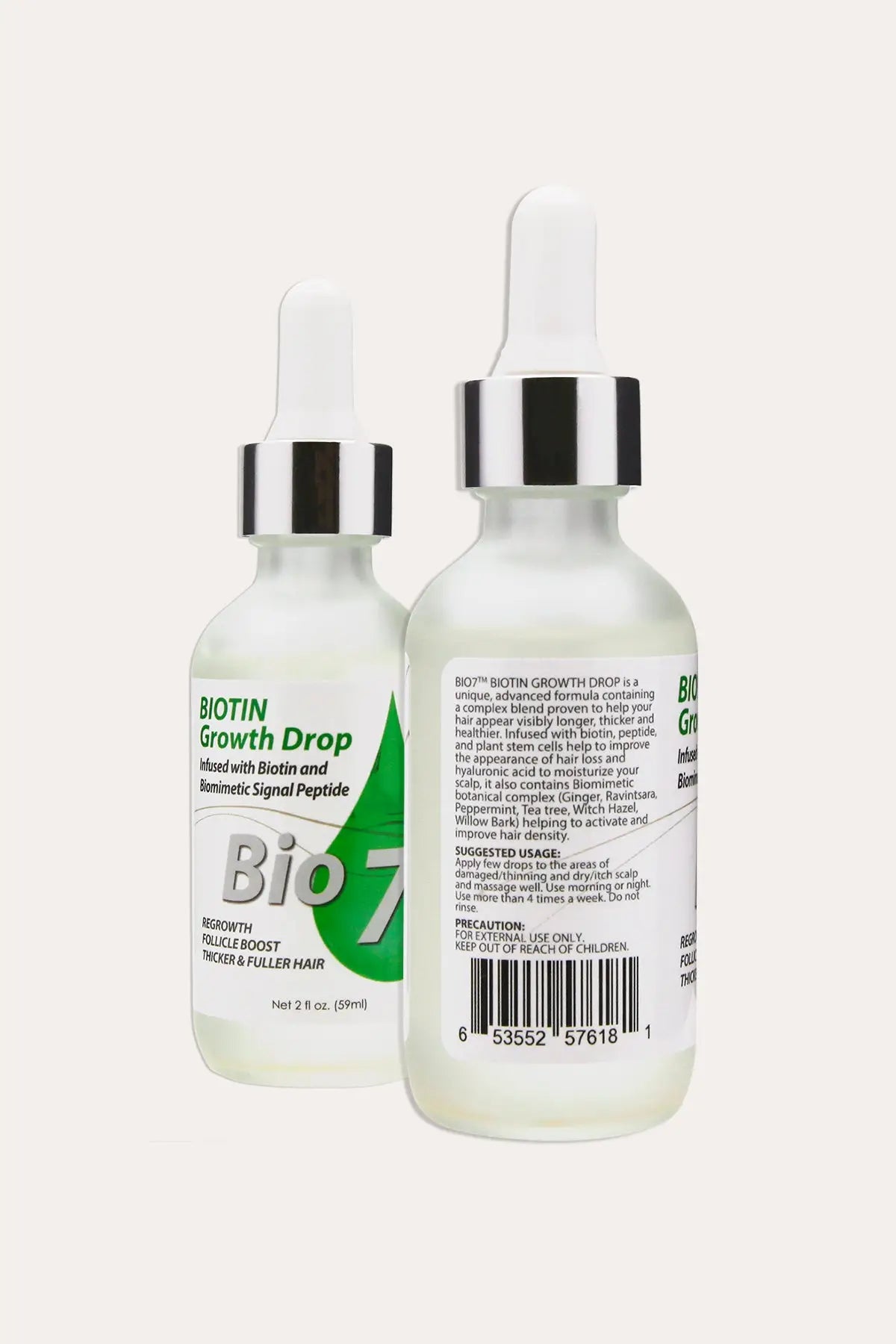 Bio Active Drop BY NATURES BIO 7 BIOTIN GROWTH DROP 2oz