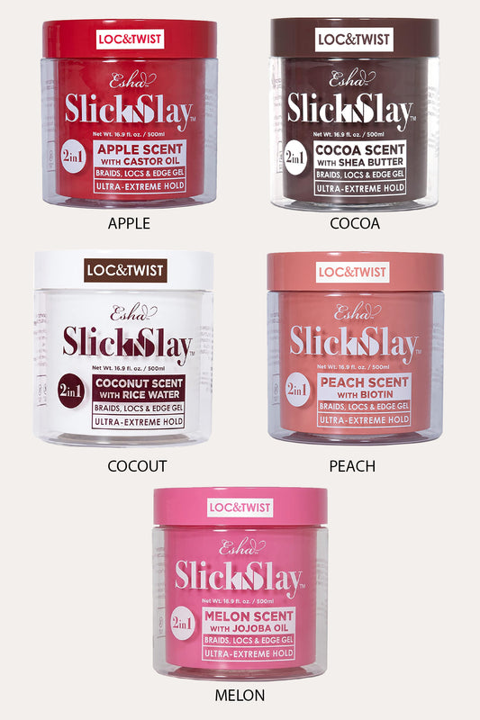 ESHA SLICK N SLAY 2 IN 1 BRAID & EDGE GEL 16.9oz - BSW BEAUTY CANADA