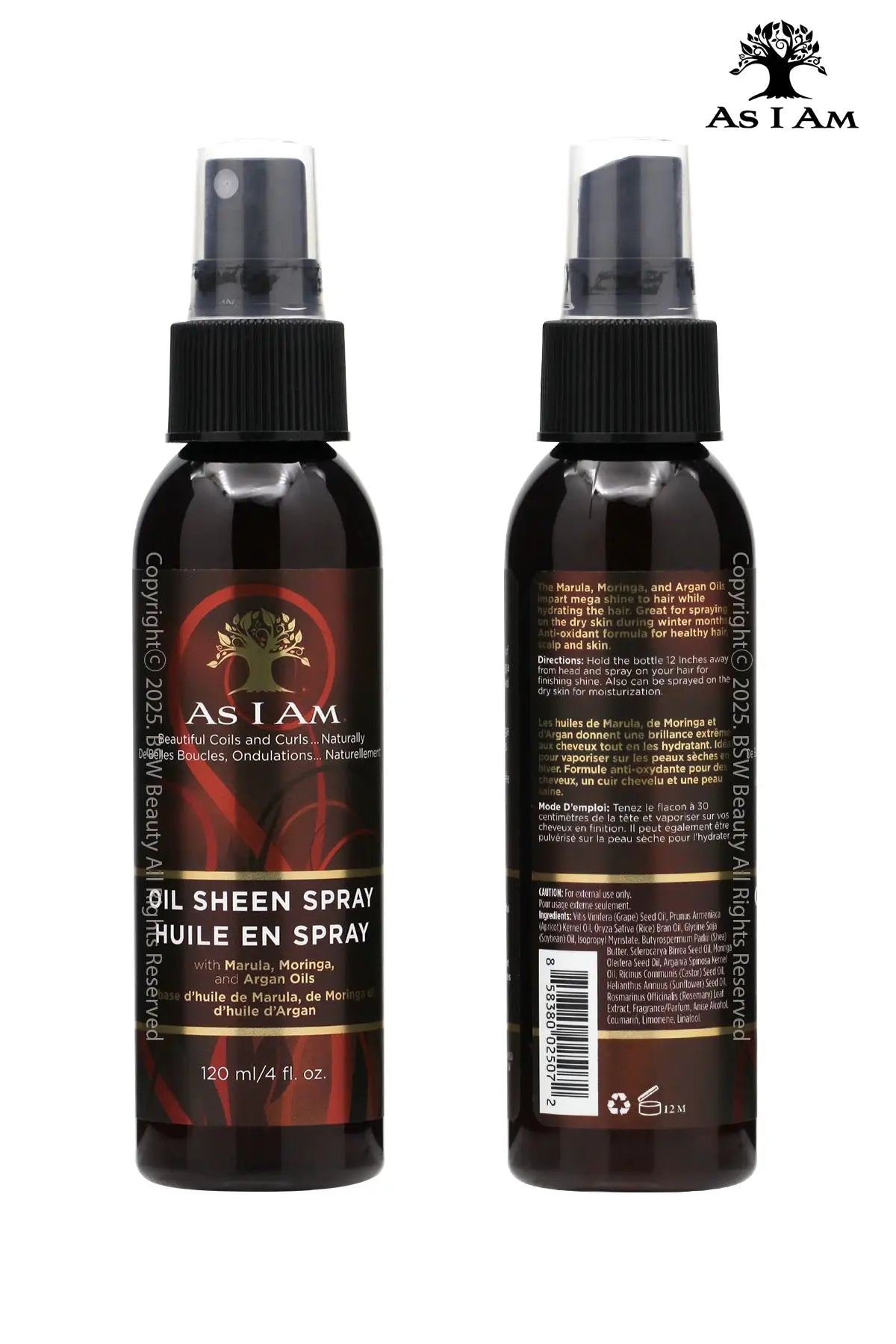 AS I AM OIL SHEEN SPRAY 4oz - BSW BEAUTY CANADA