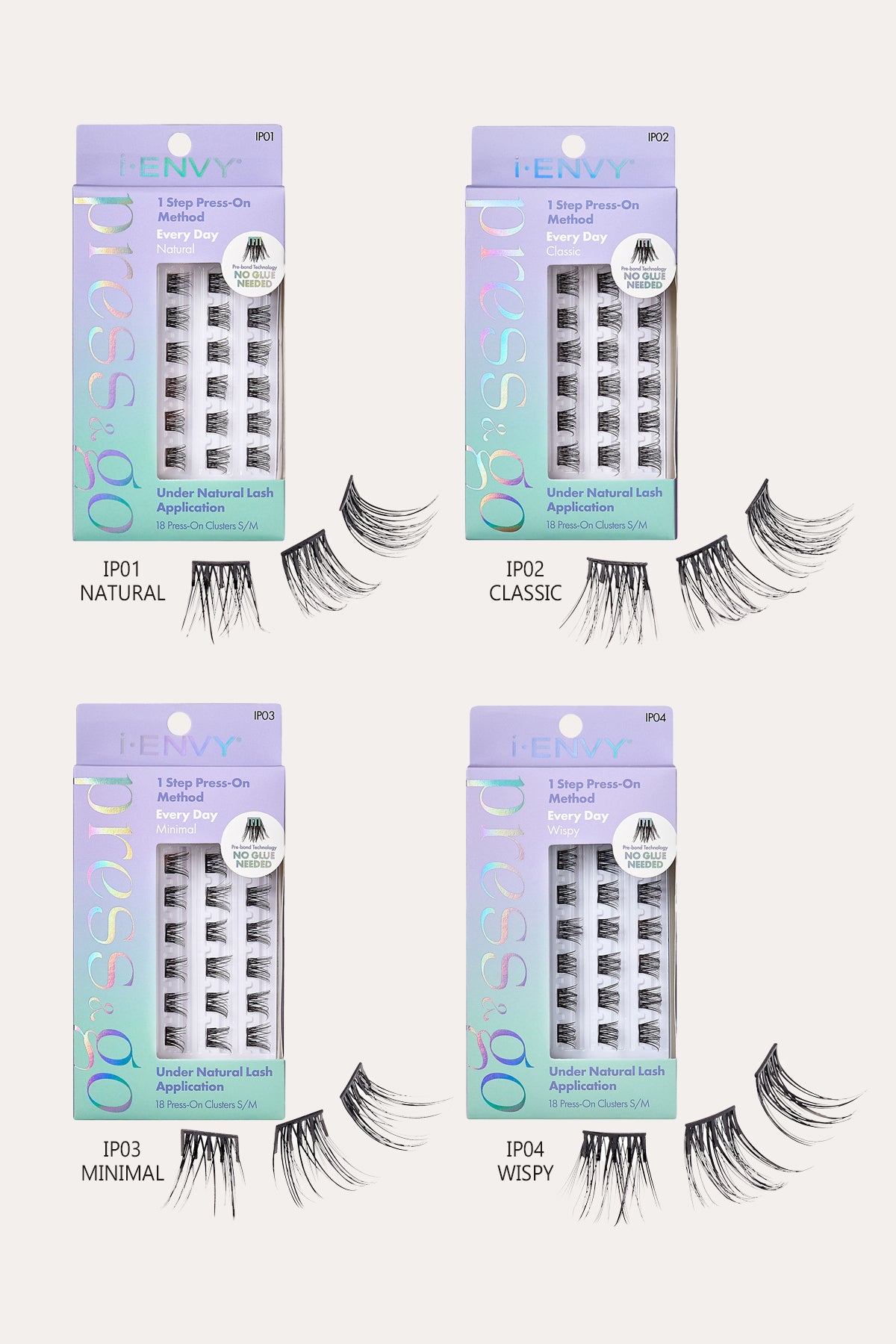 I ENVY PRESS & GO PRESS-ON CLUSTERS - BSW BEAUTY CANADA