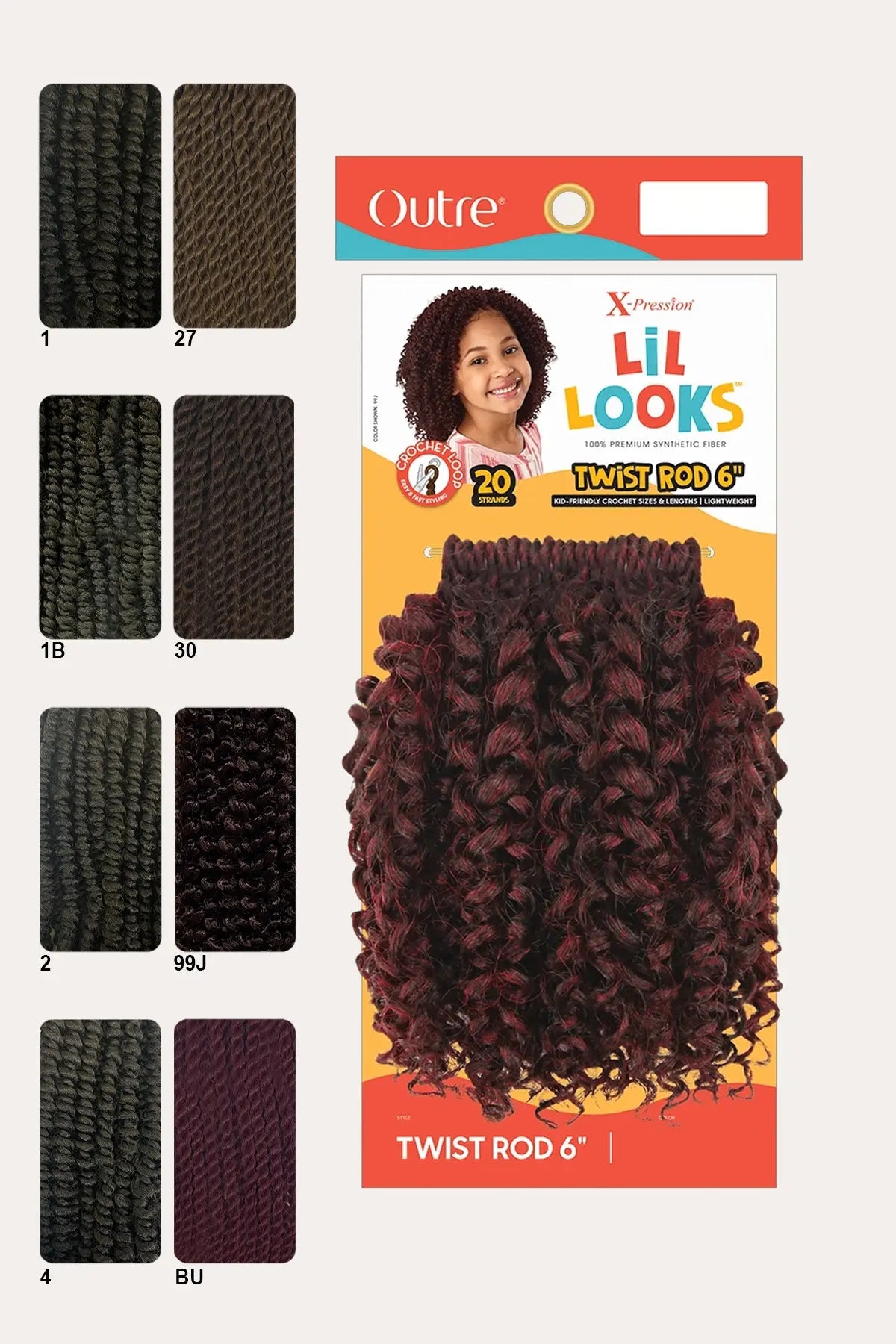 OUTRE X-PRESSION LIL LOOKS - TWIST ROD 6" - BSW BEAUTY CANADA