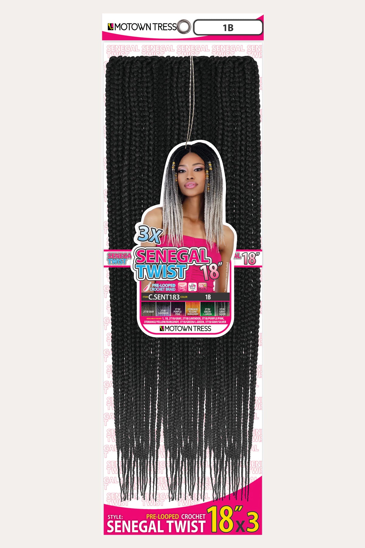 MOTOWN 3X SENEGAL TWIST 18" - BSW BEAUTY CANADA