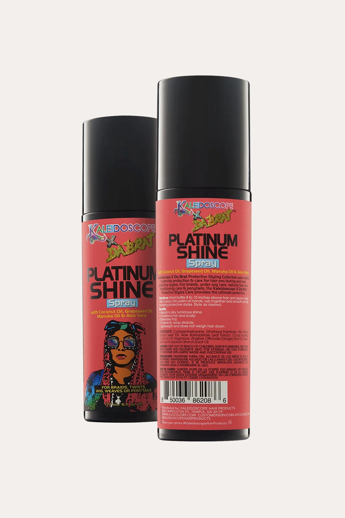 KALEIDOSCOPE DA BRAT PLATINUM SHINE SPRAY 6oz - BSW BEAUTY CANADA