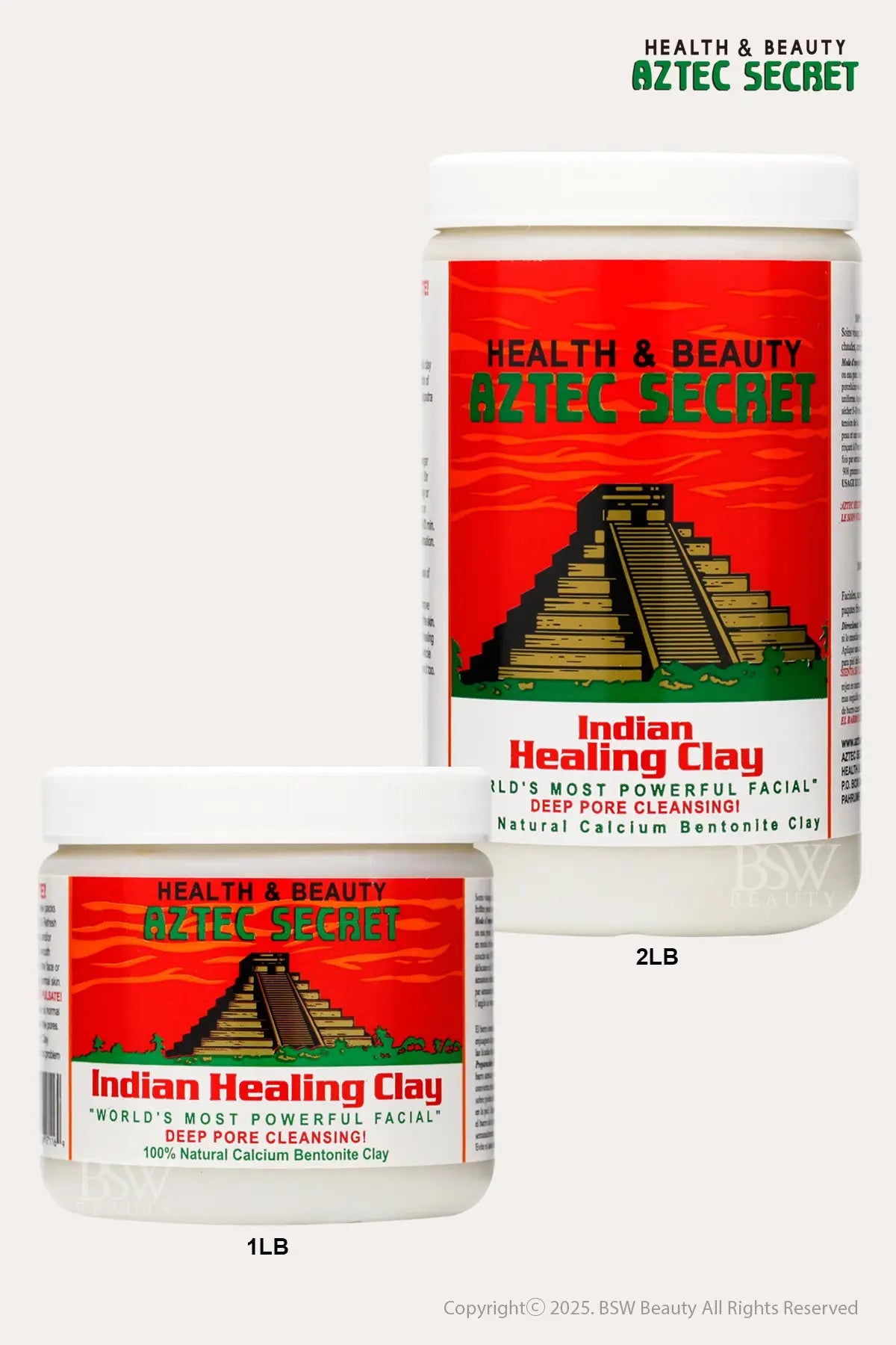 AZTEC SECRET HEALTH & BEAUTY INDIAN HEALING CLAY - BSW BEAUTY CANADA