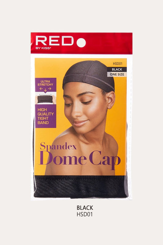 RED SPANDEX DOME CAP RED BY KISS