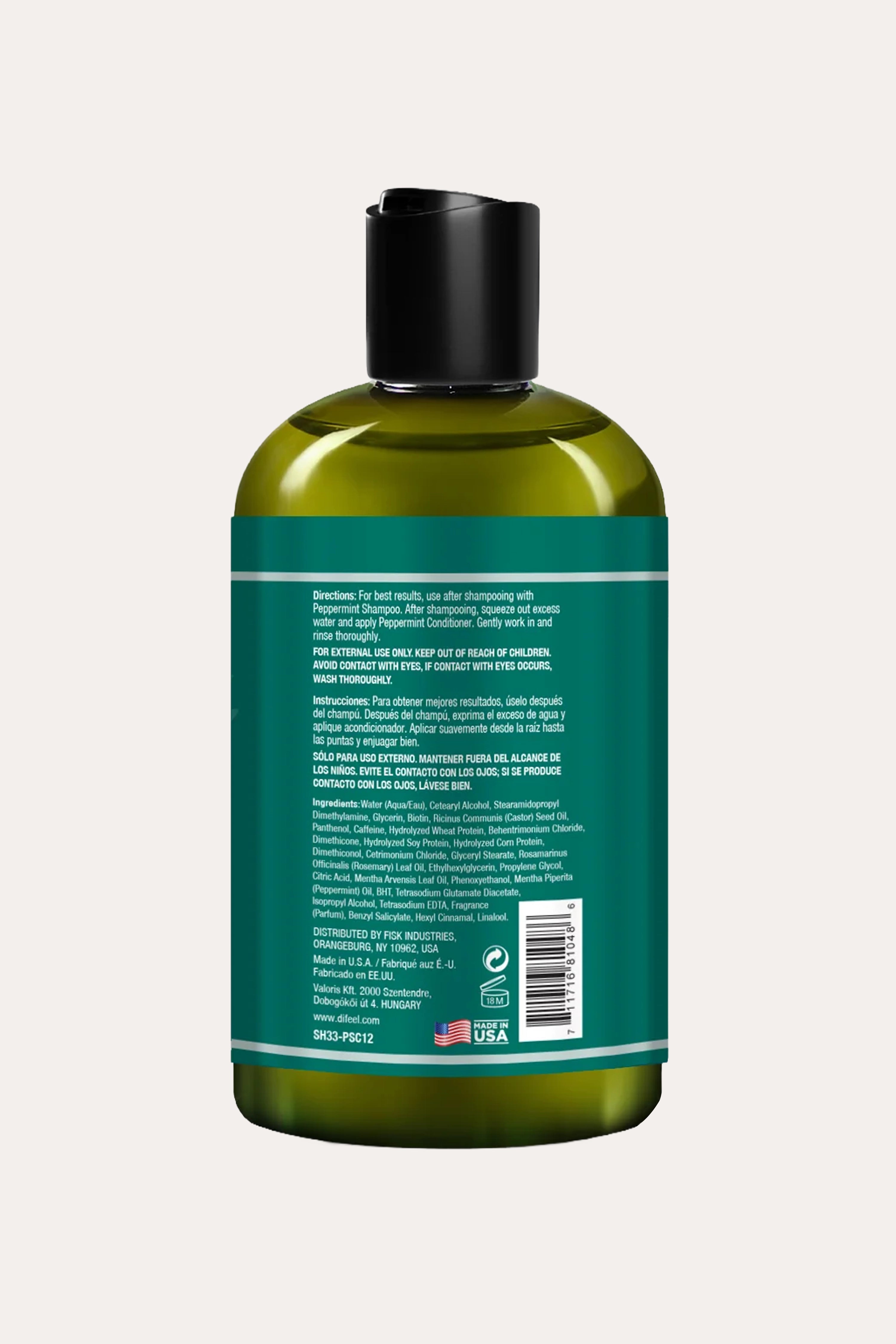 !APRÈS-SHAMPOOING DIFEEL MENTHE POIVRÉE SOIN DU CUIR CHEVELU 355 ml