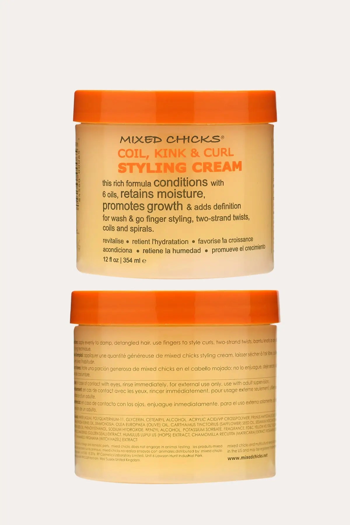 MIXED CHICKS COIL, KINK & CURL STYLING CREAM 12oz MIXED CHICKS