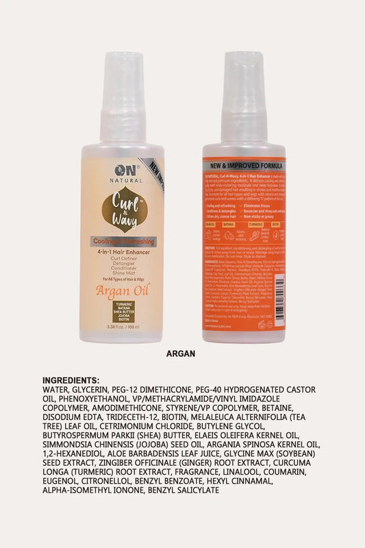 ON NATURAL CURL-N-WAVY 4IN1  ENHANCER 3.38OZ ON NATURAL