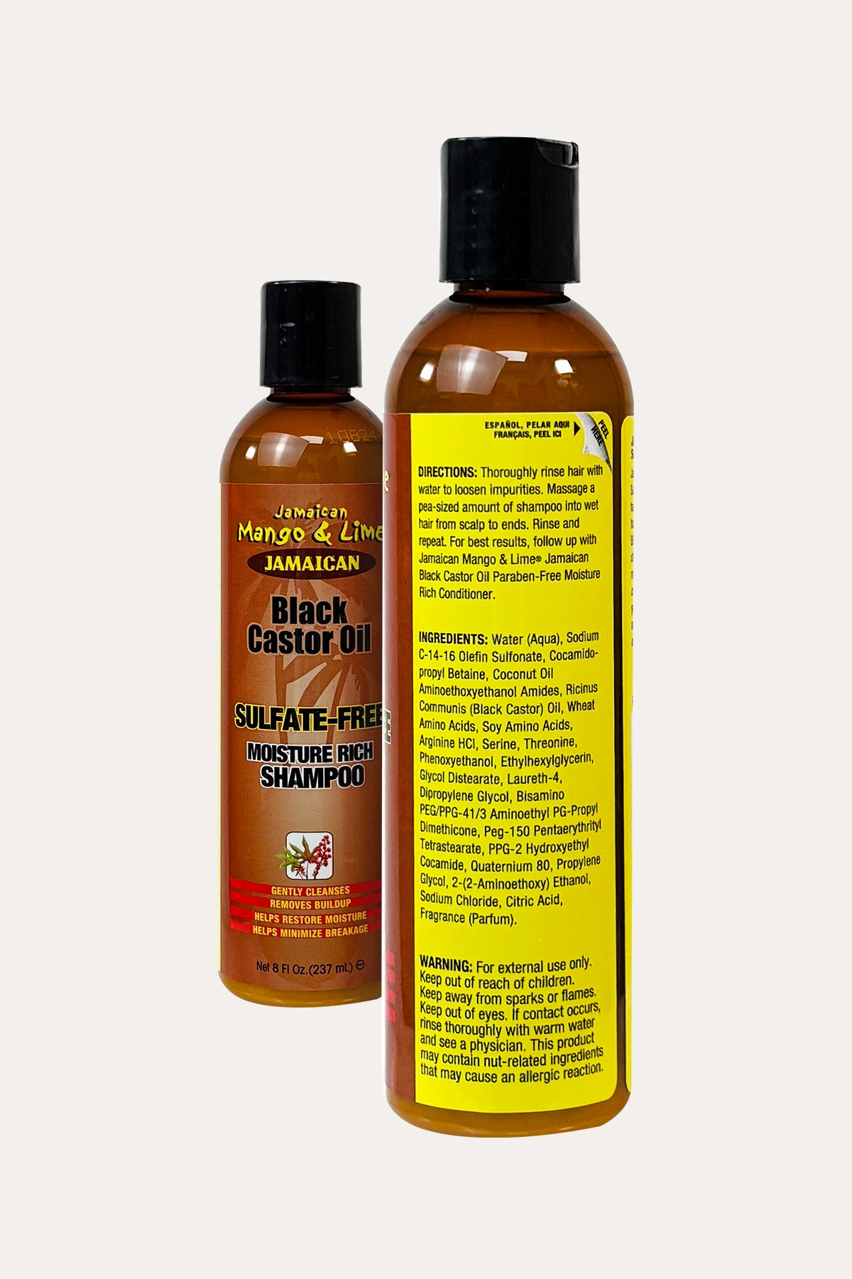 JAMAICAN MANGO & LIME BLACK CASTOR OIL SHAMPOO 8oz - BSW BEAUTY CANADA