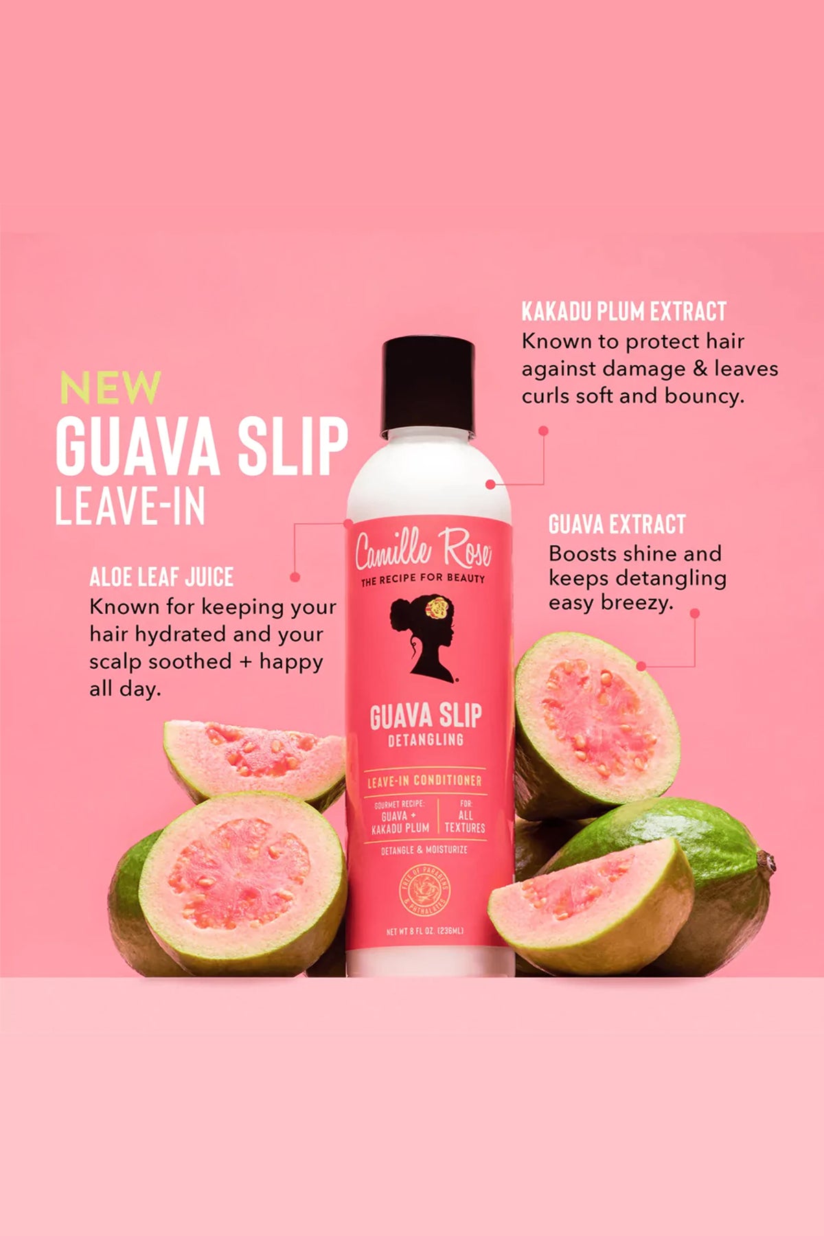 CAMILLE ROSE GUAVA SLIP LEAVE-IN CONDITIONER