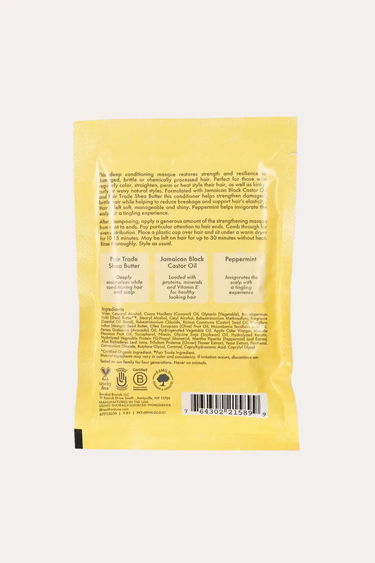 SHEA MOISTURE JAMAICAN BLACK CASTOR OIL STRENGTHEN & RESTORE TREATMENT MASQUE 2oz SHEA MOISTURE
