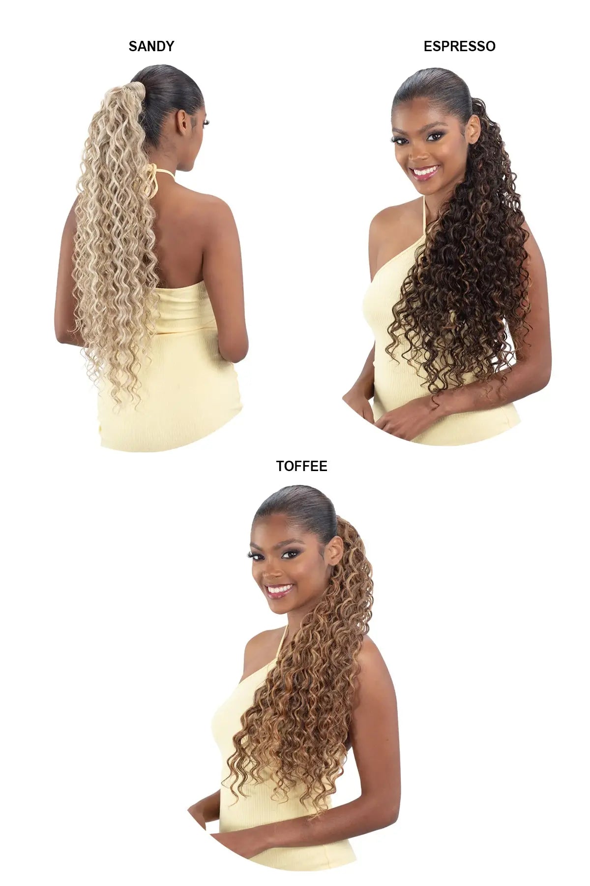 SHAKE N GO ORGANIQUE SECRET POCKET PONYPRO SPANISH CURL 26" - BSW BEAUTY CANADA