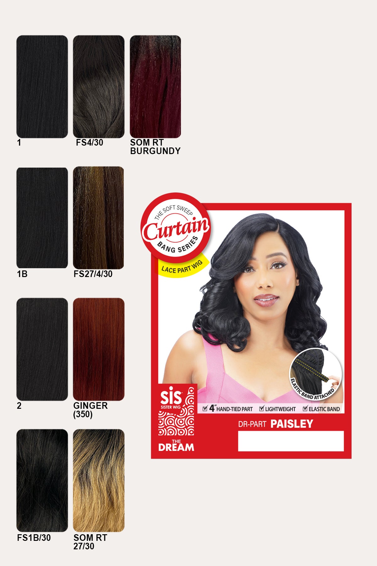 ZURY SIS  DR-PART WIG - PAISLEY - BSW BEAUTY CANADA