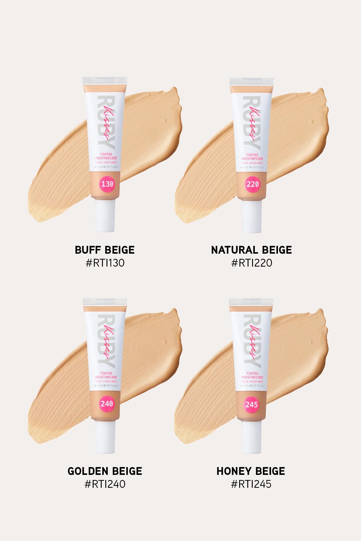 RUBY KISSES TINTED MOISTURIZER