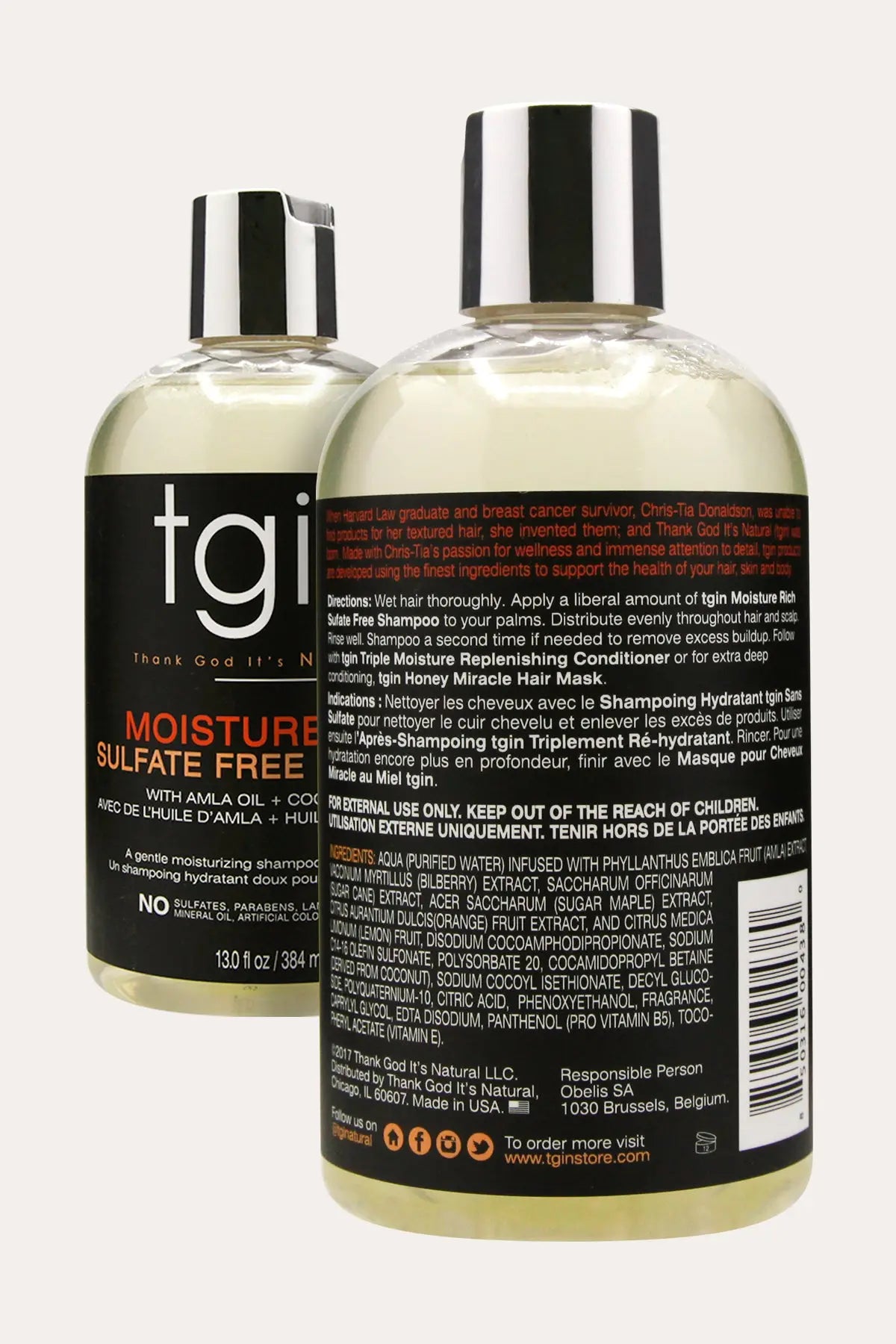 TGIN MOISTURE RICH SULFATE FREE SHAMPOO 13oz - BSW BEAUTY CANADA