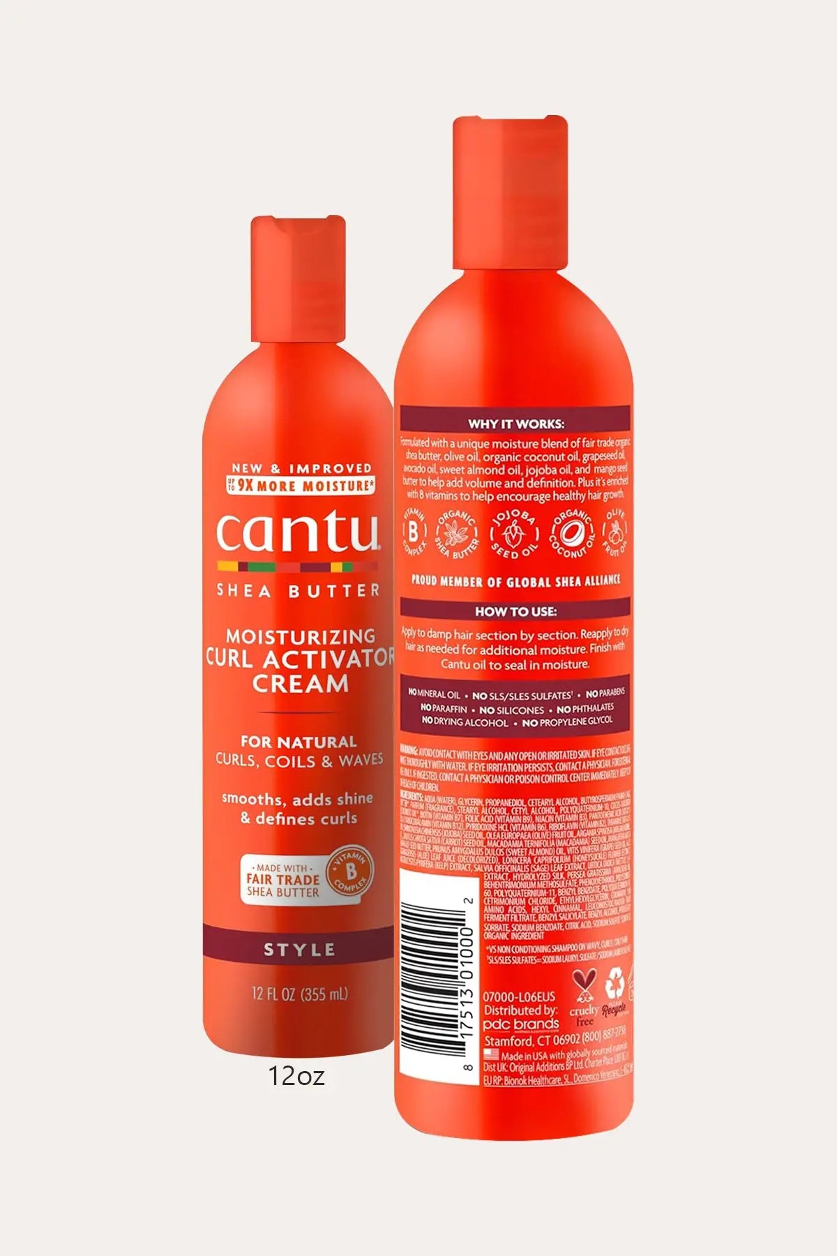 CANTU FOR NATURAL HAIR MOISTURIZING CURL ACTIVATOR CREAM CANTU