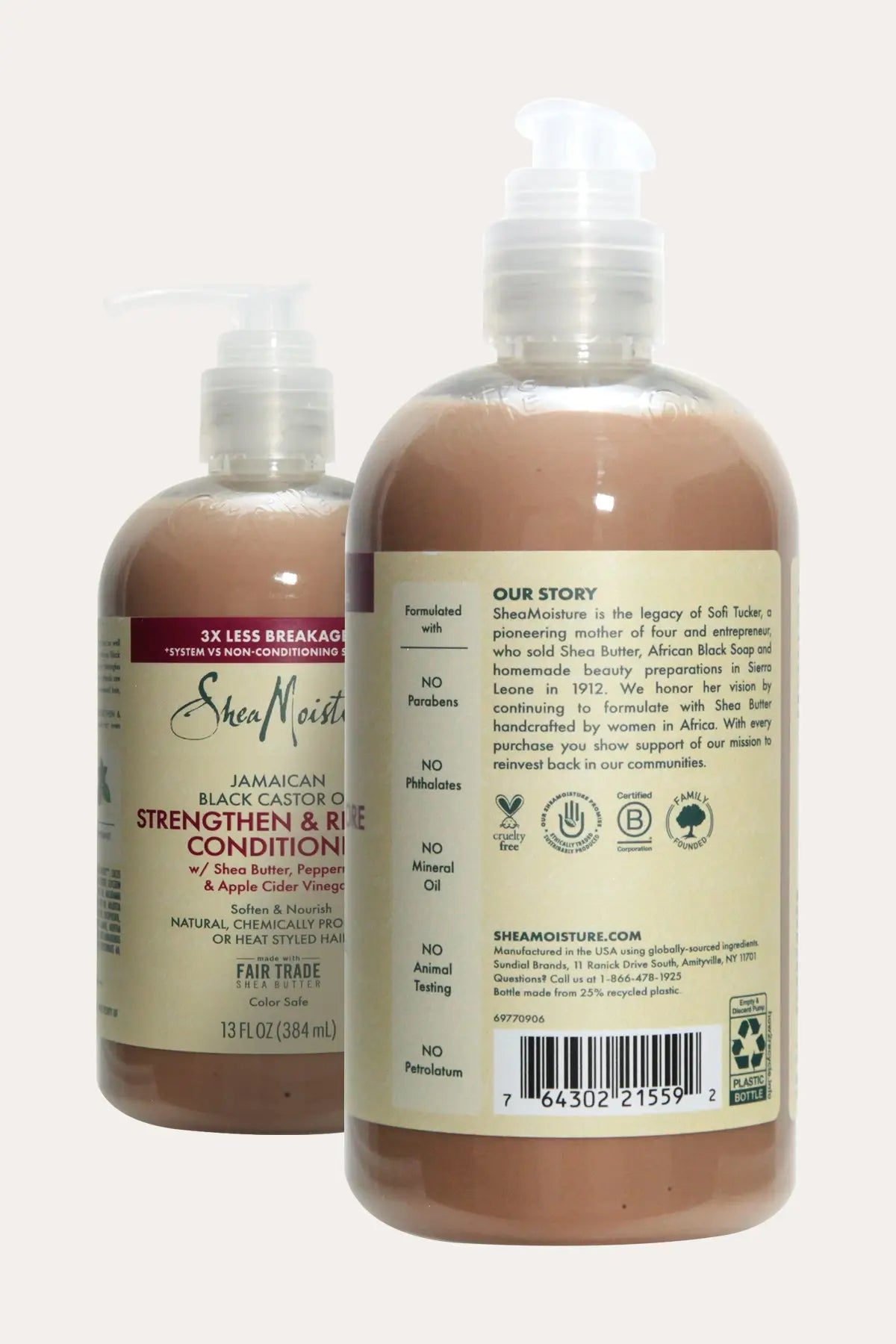 SHEA MOISTURE JAMAICAN BLACK CASTOR OIL STRENGTHEN & RESTORE CONDITIONER 13oz SHEA MOISTURE