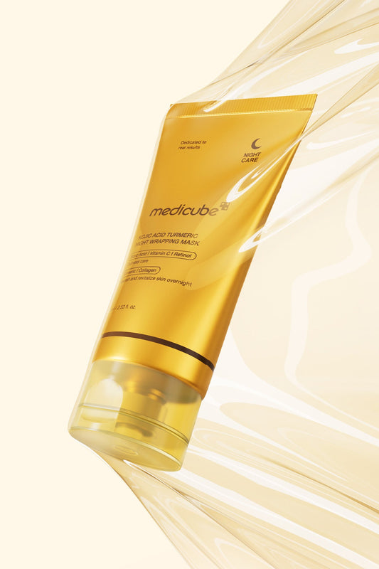 MEDICUBE KOJIC ACID TURMERIC OVERNIGHT WRAPPING MASK 75ml MEDICUBE