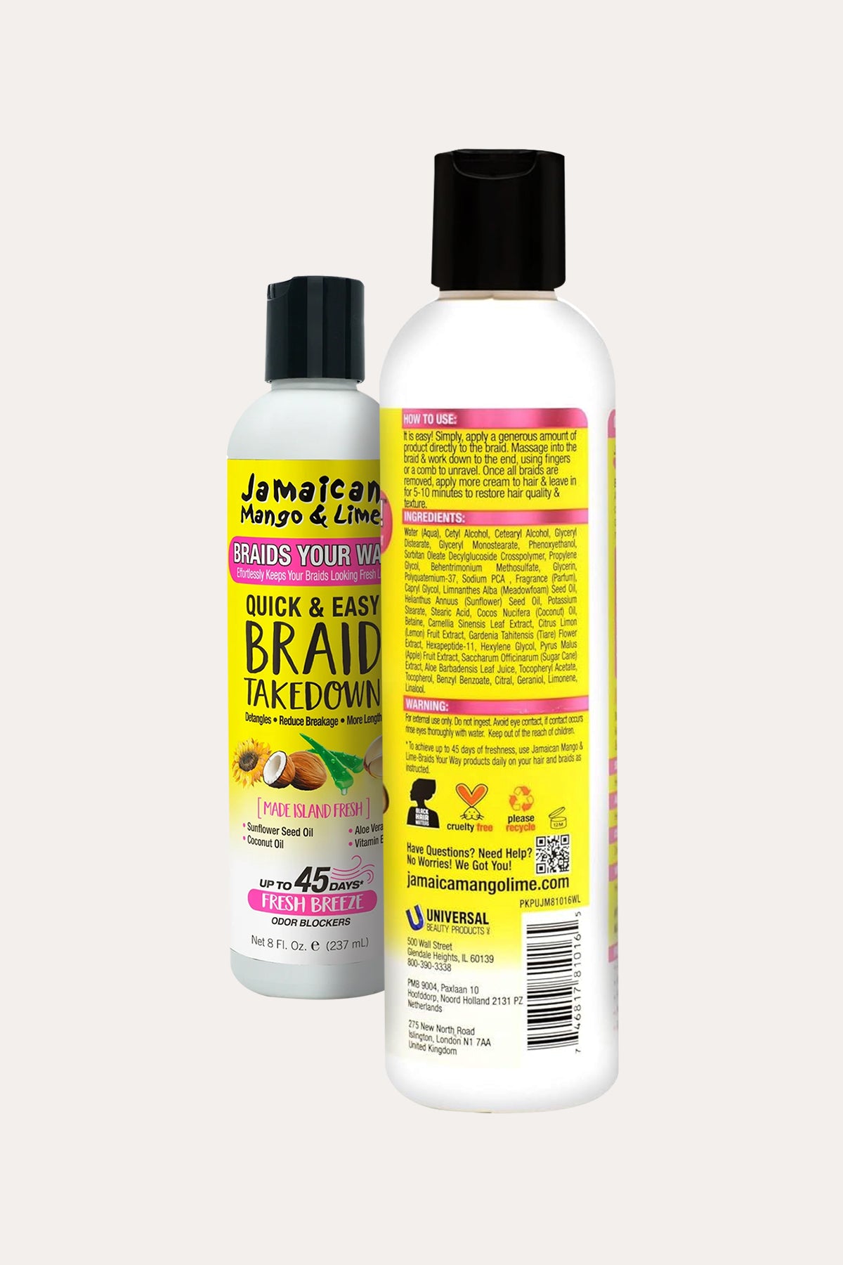 JAMAICAN MANGO & LIME QUICK EASY BRAID TAKEDOWN 8oz - BSW BEAUTY CANADA